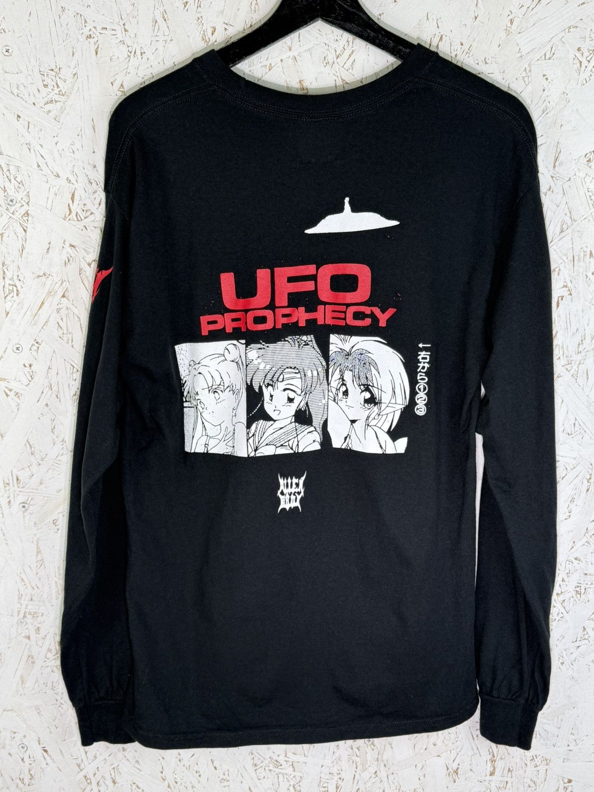 Alien Body Alien Body FW17 UFO Satanic Terror Anime Long Sleeve Black M Size US M / EU 48-50 / 2 - 5 Thumbnail