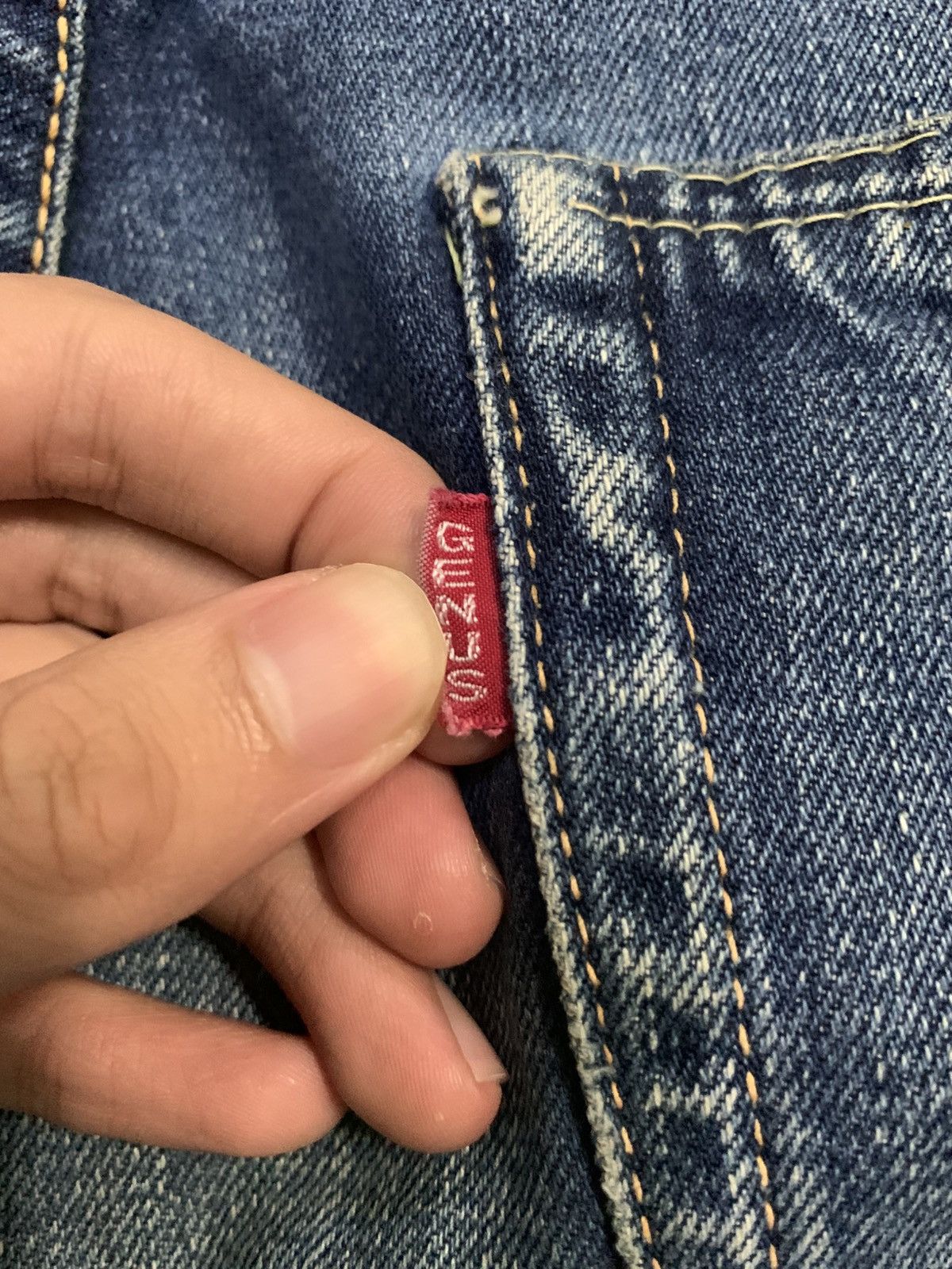 Warehouse VINTAGE WAREHOUSE SELVEDGE BUTTON FLY JAPANESE FADED DENIM Size US 31 - 17 Thumbnail