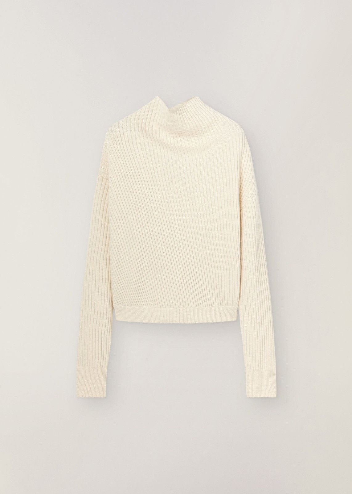 image of Loro Piana O1Loc1C0124 Turtleneck Sweater In White, Women's (Size Large)