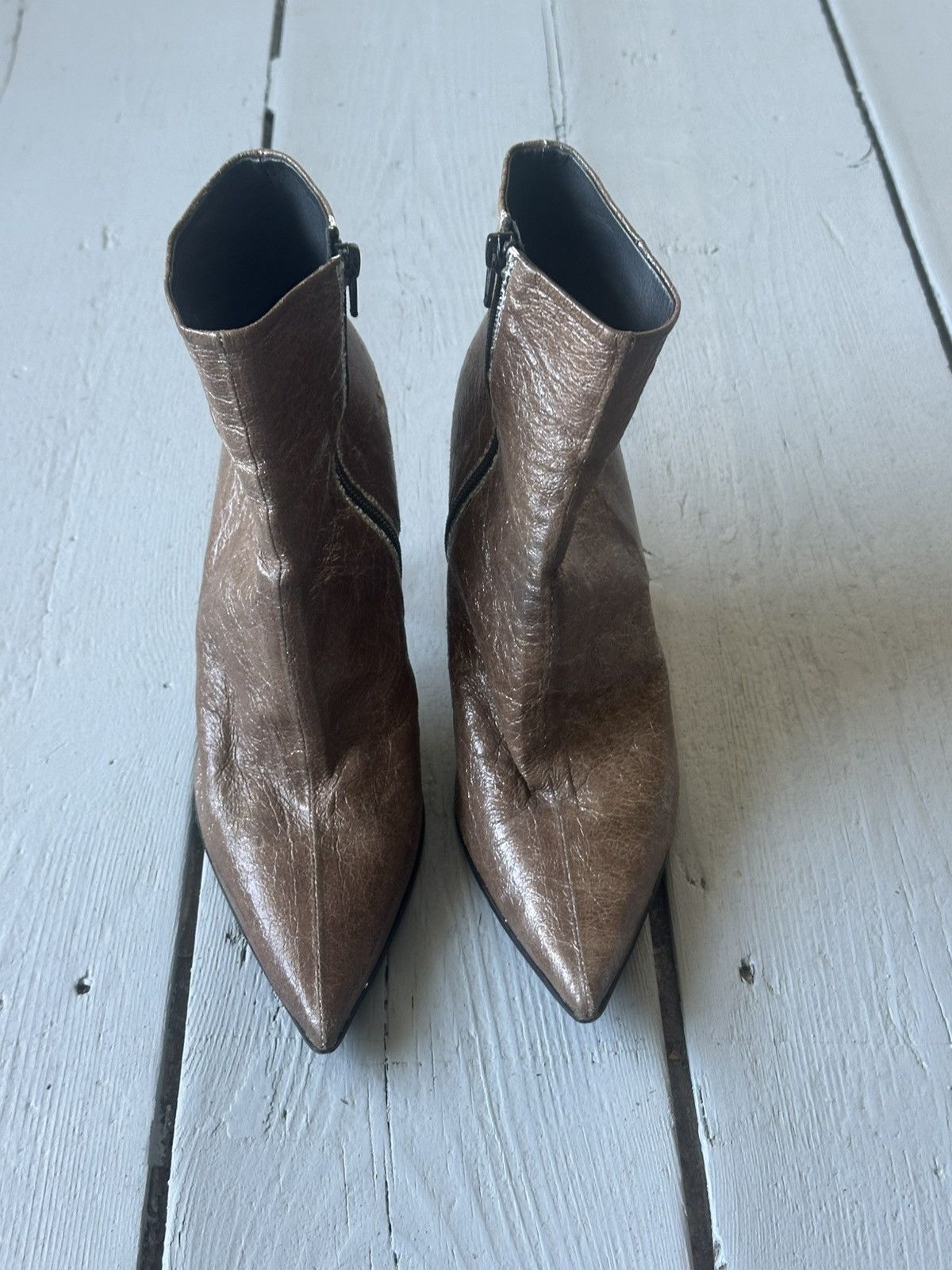 Margiella MM6 ankle boot heels
