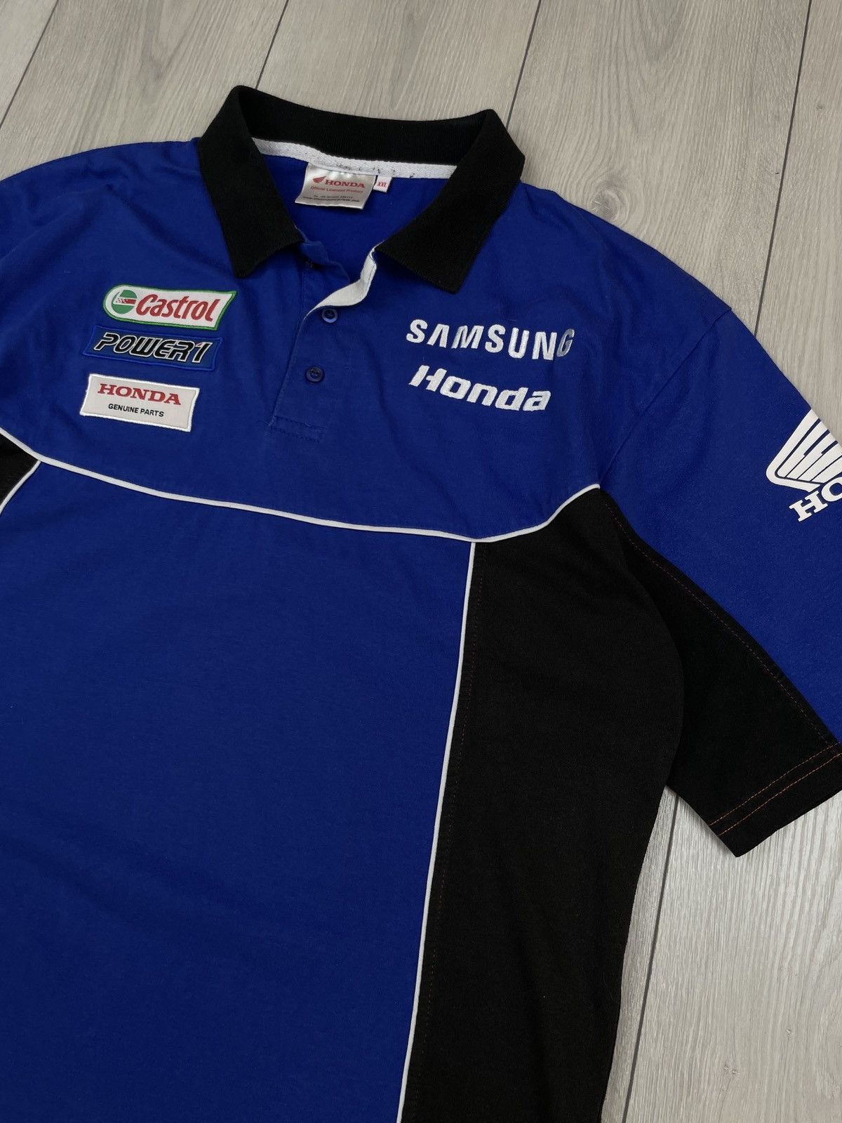 Honda Honda Racing Vintage Men’s Polo Shirt Size XL Blue Size US XL / EU 56 / 4 - 2 Thumbnail
