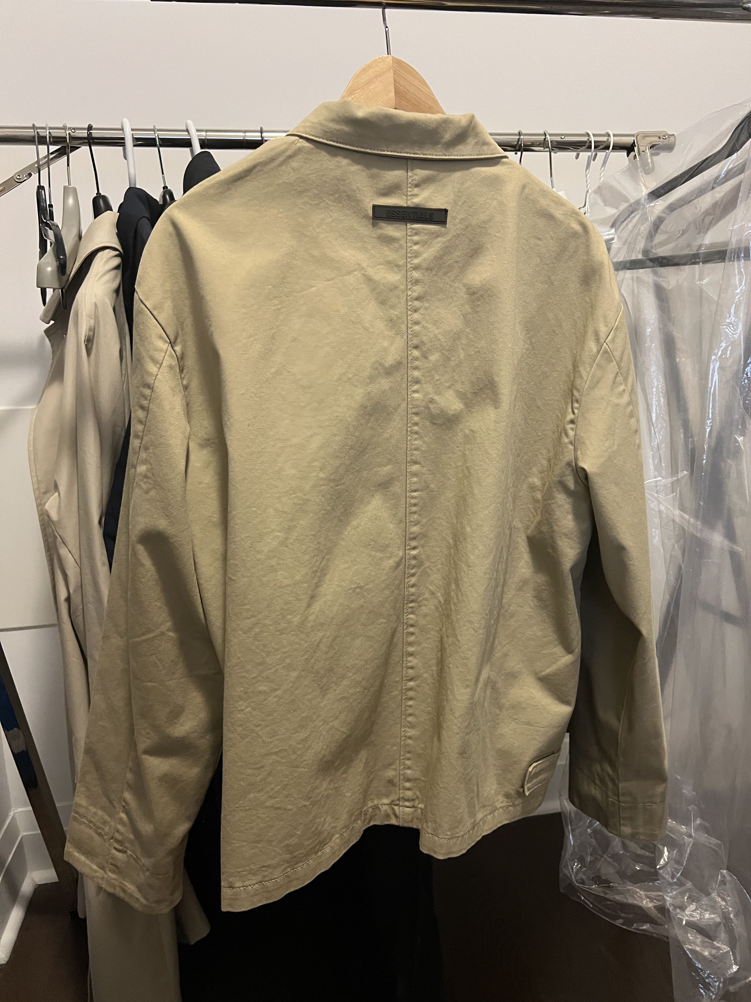 Essentials × Fear of God Fear of God Essentials Twill Jacket 'Khaki' Size US M / EU 48-50 / 2 - 3 Thumbnail