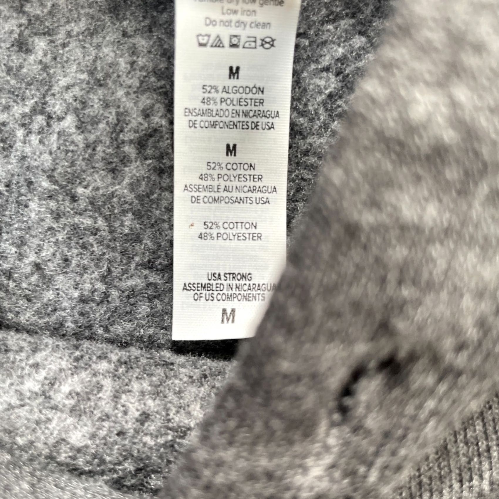 Hanes Titos Hoodie Mens M Gray Handmade Vodka Graphic Fleece Lined Liquor Merch Hanes Pullover Crew Neck Hooded Pockets City Preppy Graphic Print Size US M / EU 48-50 / 2 - 4 Thumbnail