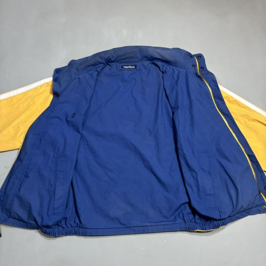 Nautica Vintage 90s Nautica Reversible Sailing Jacket Yellow/Blue Size US L / EU 52-54 / 3 - 5 Thumbnail