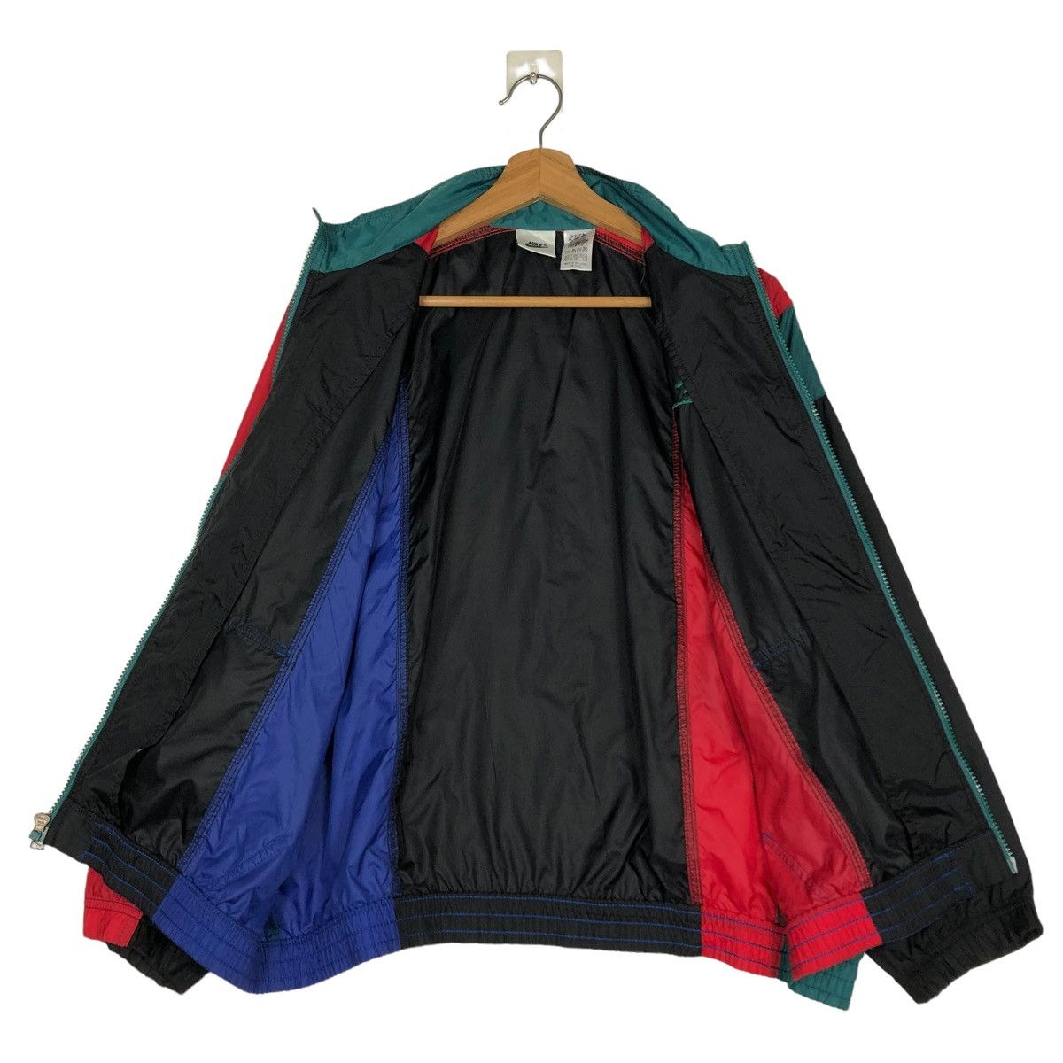 Nike 🔥VINTAGE NIKE LIGHT JACKET TRIPLE COLOUR DESIGN Size US L / EU 52-54 / 3 - 13 Thumbnail