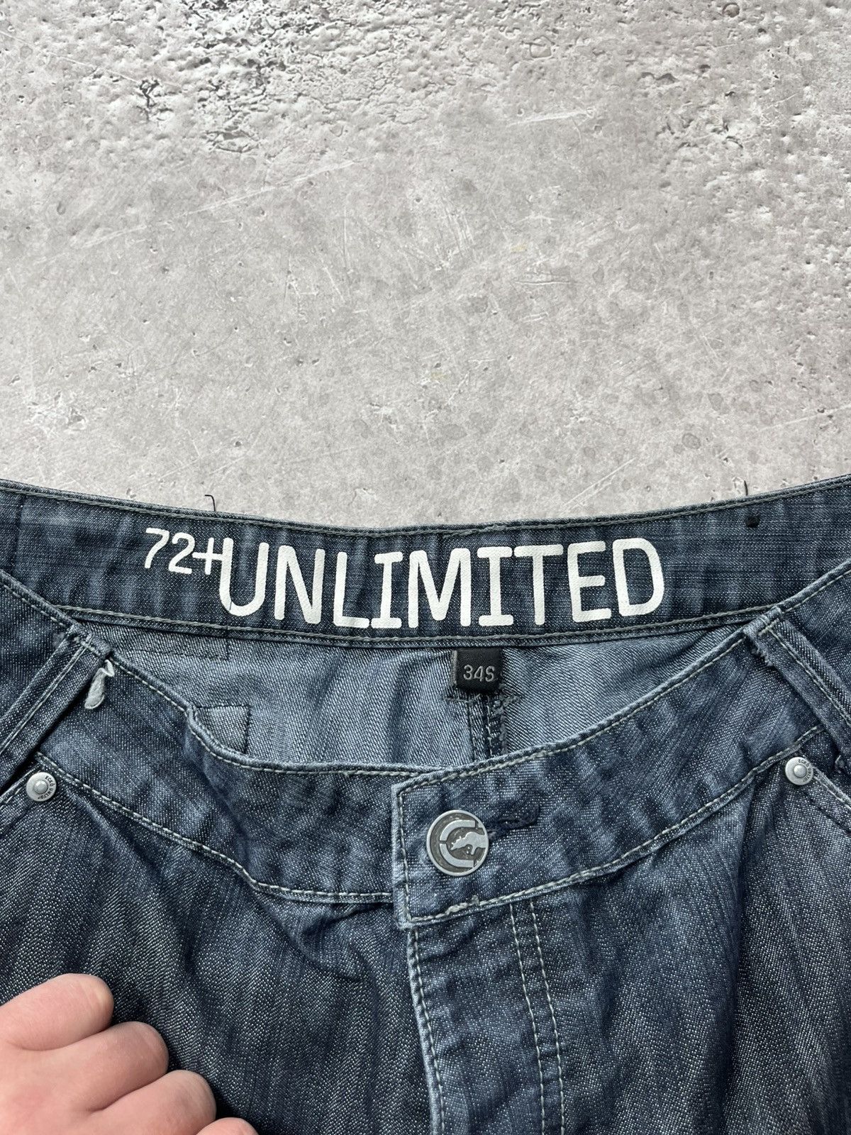 Ecko Unltd. Ecko Unlimited Y2K Cargo Jeans W34 L30 Buckle Strap Baggy Size US 34 / EU 50 - 10 Thumbnail