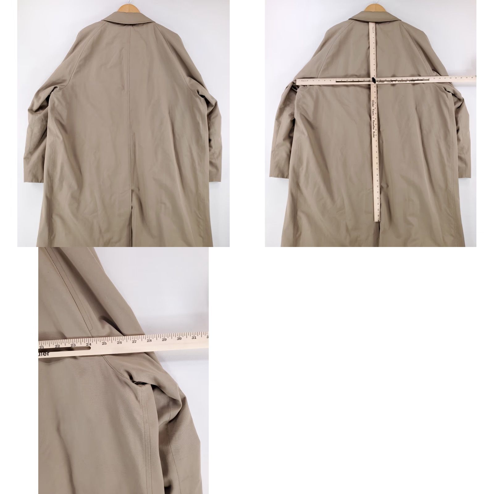 Brooks Brothers VINTAGE Brooks Brothers Trench Coat Overcoat Jacket Mens XL Beige Wool Lined Tan Size US XL / EU 56 / 4 - 8 Thumbnail