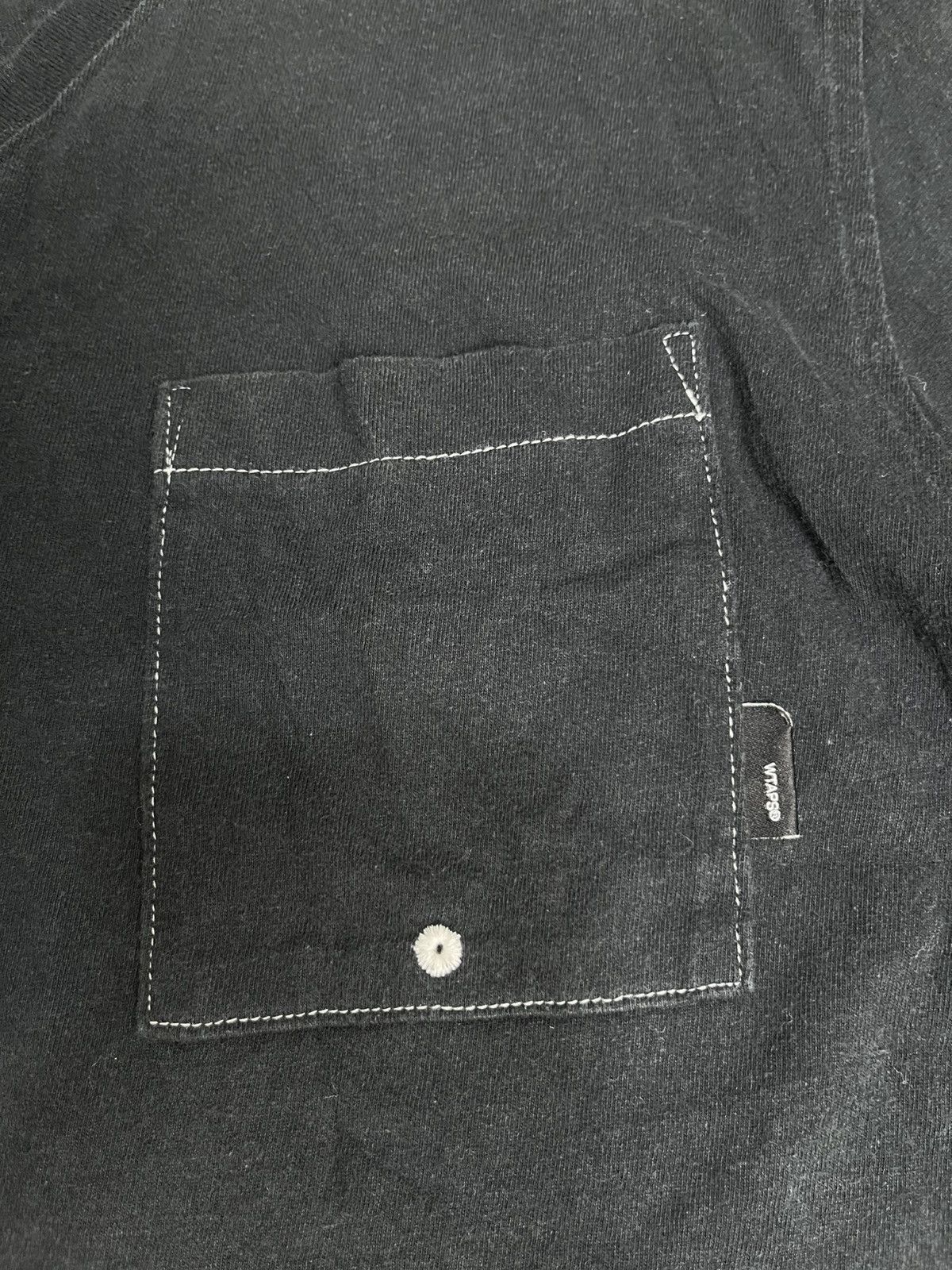 Hysteric Glamour × Japanese Brand × Wtaps Japanese Wtaps Pocket black tees Size US M / EU 48-50 / 2 - 4 Thumbnail