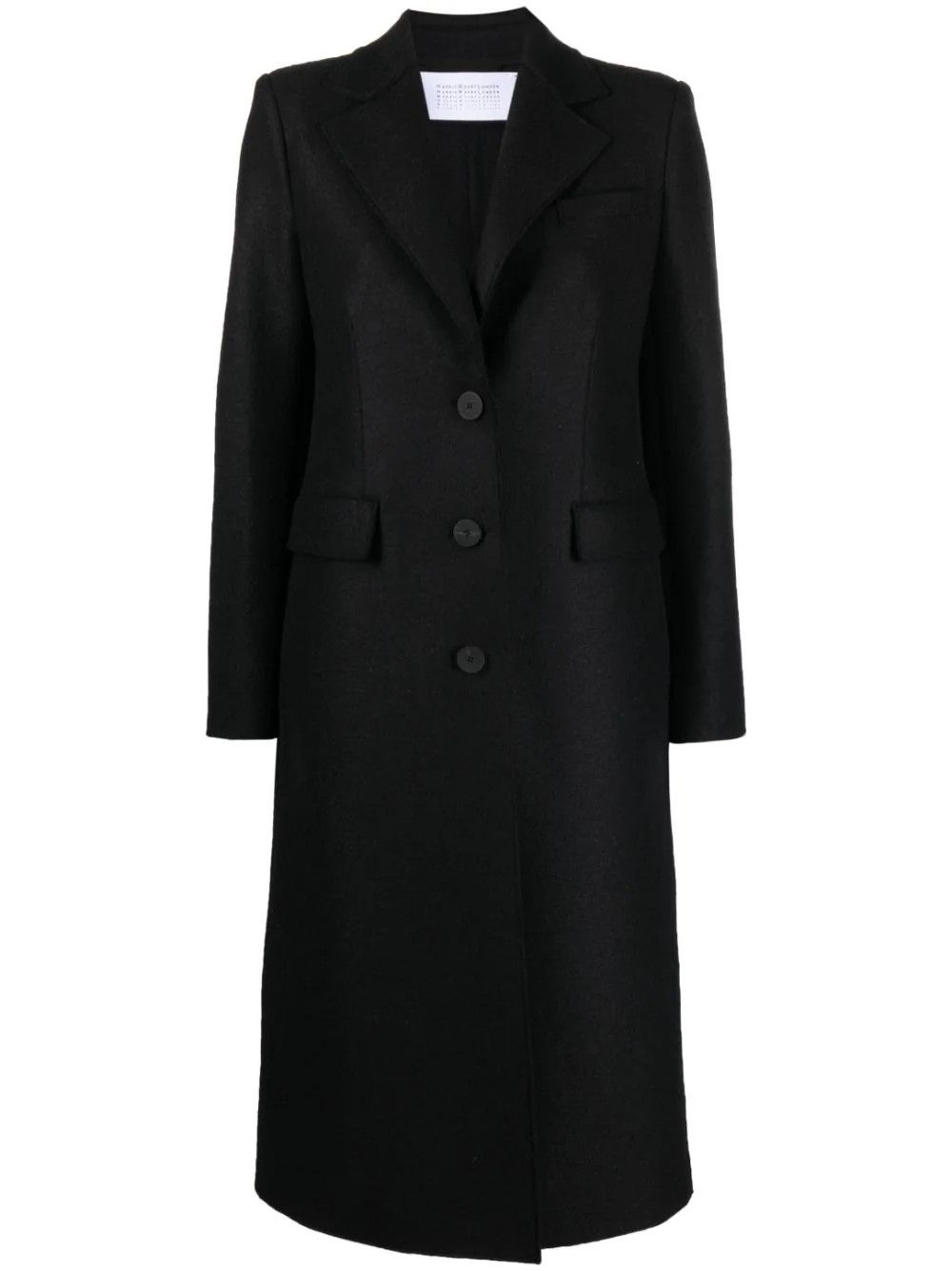 o1s22i1n1024 Single-Breasted Pressed Wool Coat in Grey
