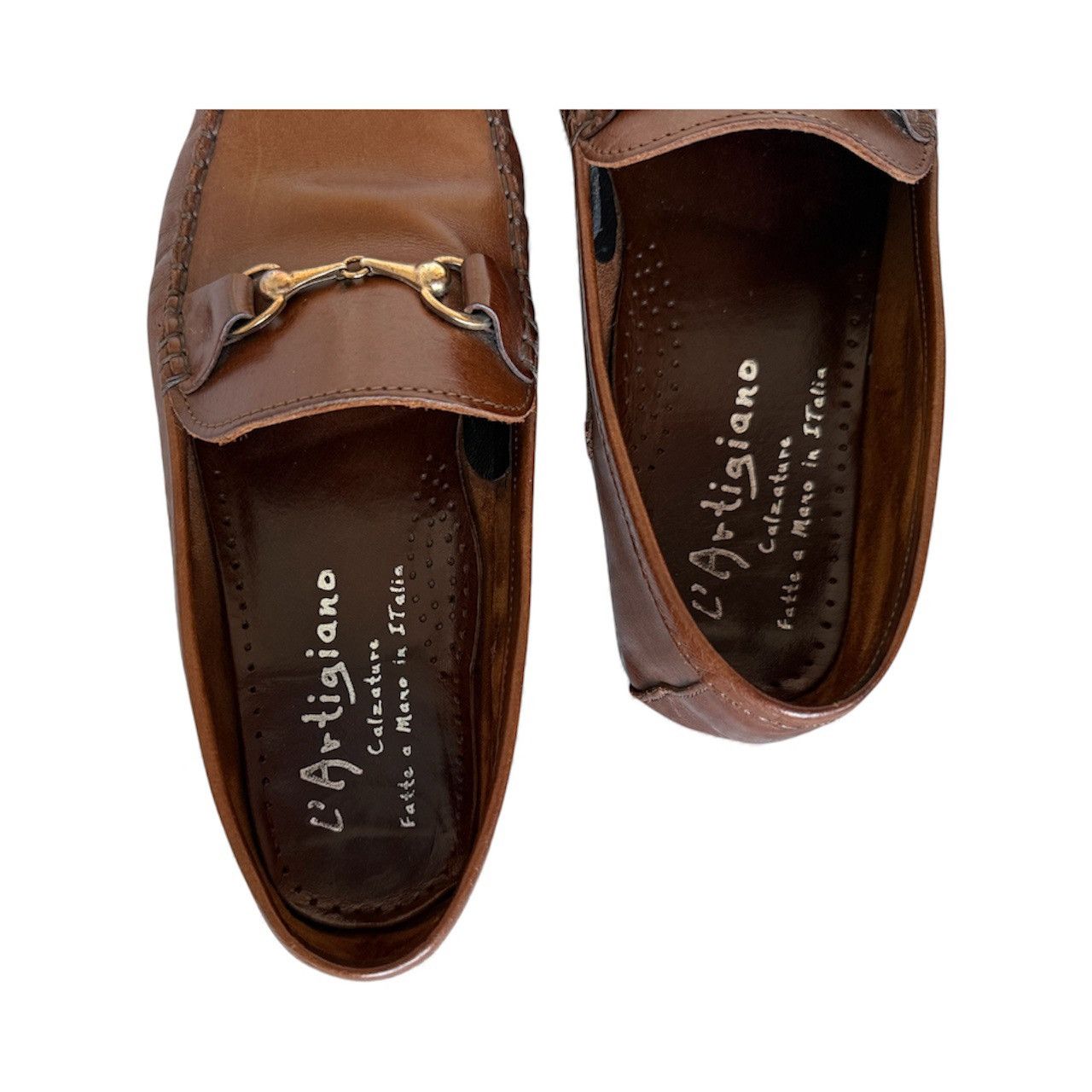 Handmade Men’s Handmade in Amalfi Italian Leather Loafers - Size 43 Size US 10 / EU 43 - 4 Thumbnail