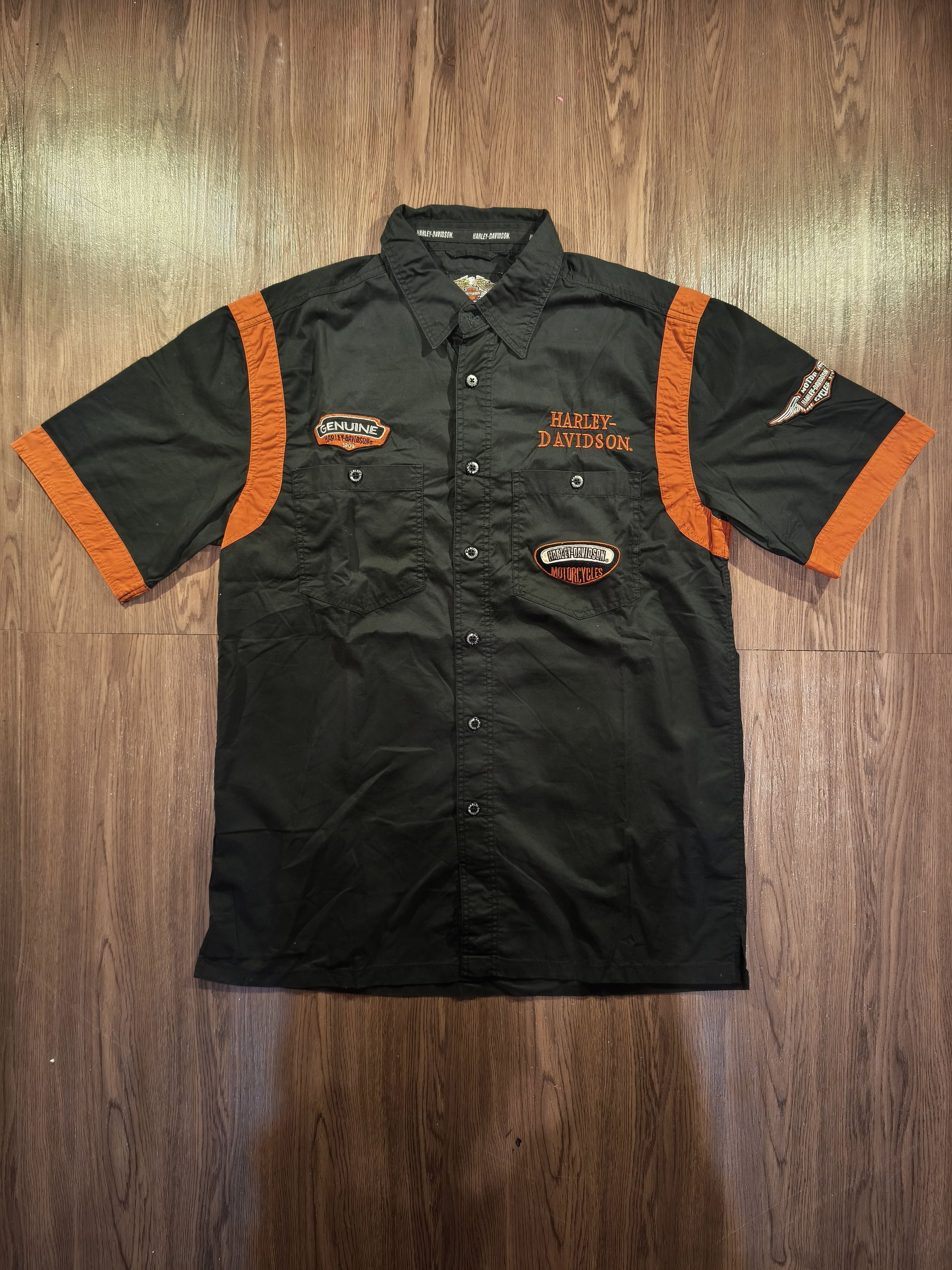 Harley Davidson Harley Davidson Motorcycle Workshirt Size US L / EU 52-54 / 3 - 1 Thumbnail