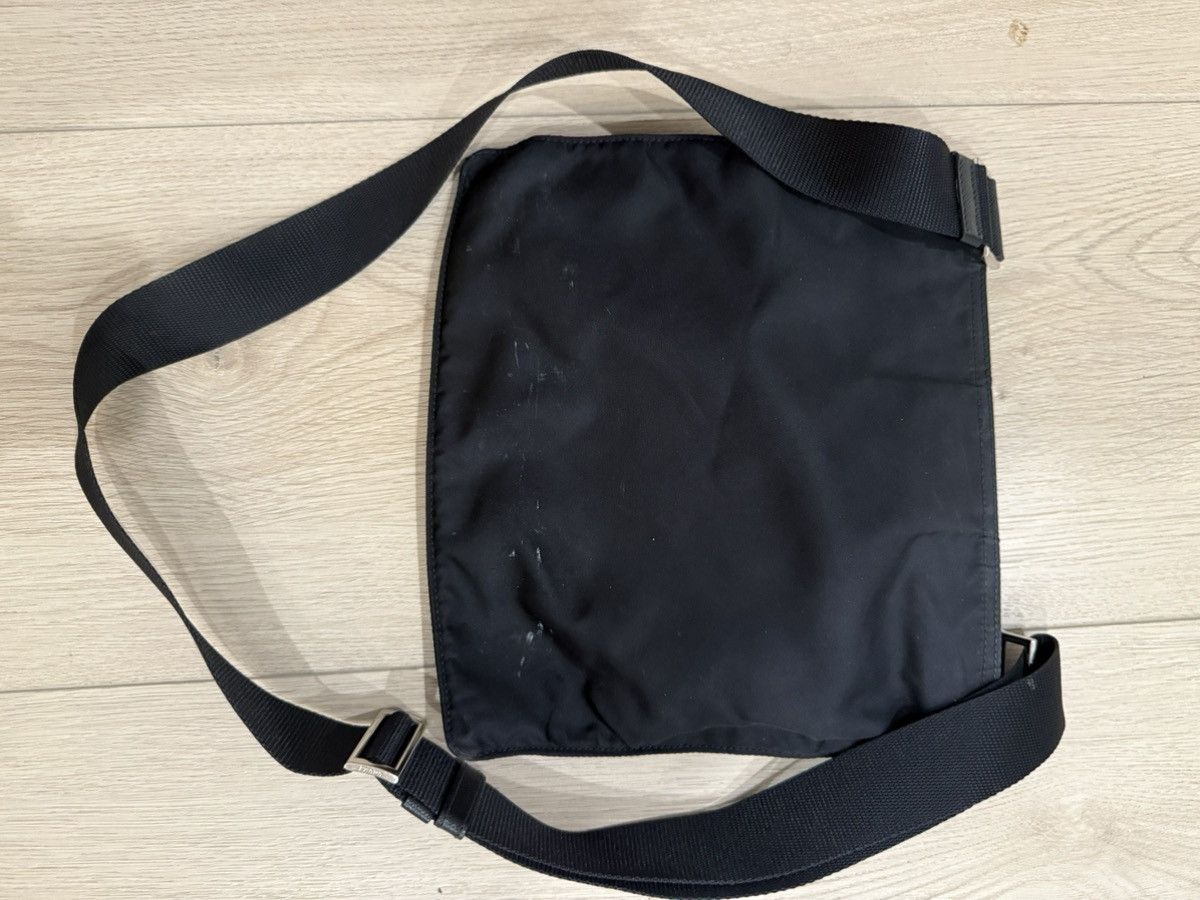 Prada Prada Black Nylon Logo Flat Messenger Size ONE SIZE - 8 Thumbnail