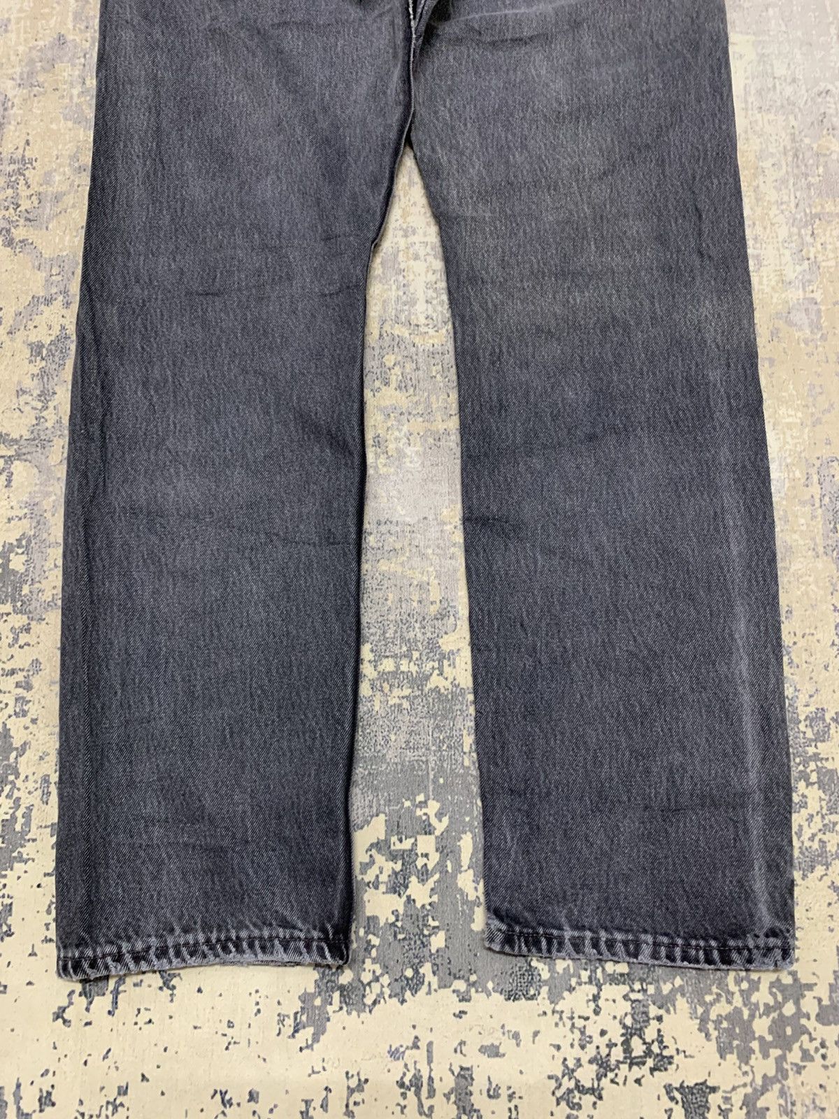 Size 30x35 Vintage Levis 501 Repaired Denim Loose Jeans