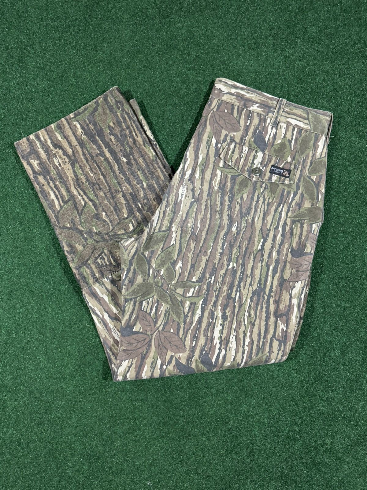 Vintage Vintage 1990s Rattlers RealTree Double Knee Pants Grailed