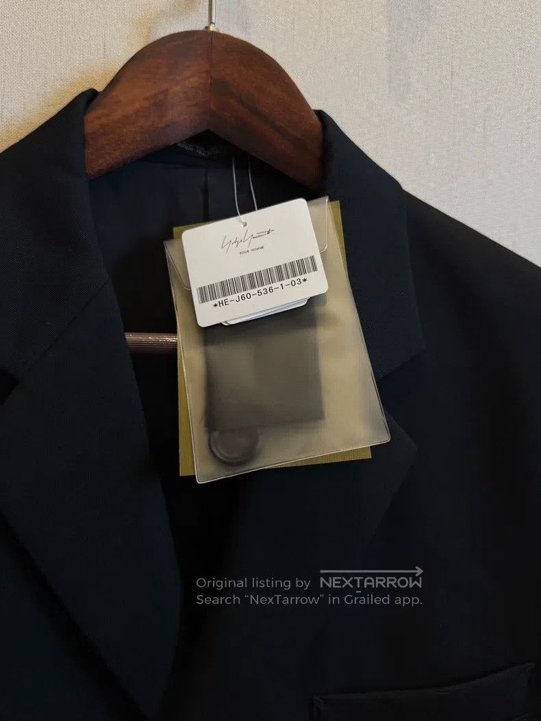 Yohji Yamamoto Yohji Yamamoto size 3 09 SS Replica Front Hand blazer Size 48R - 5 Thumbnail