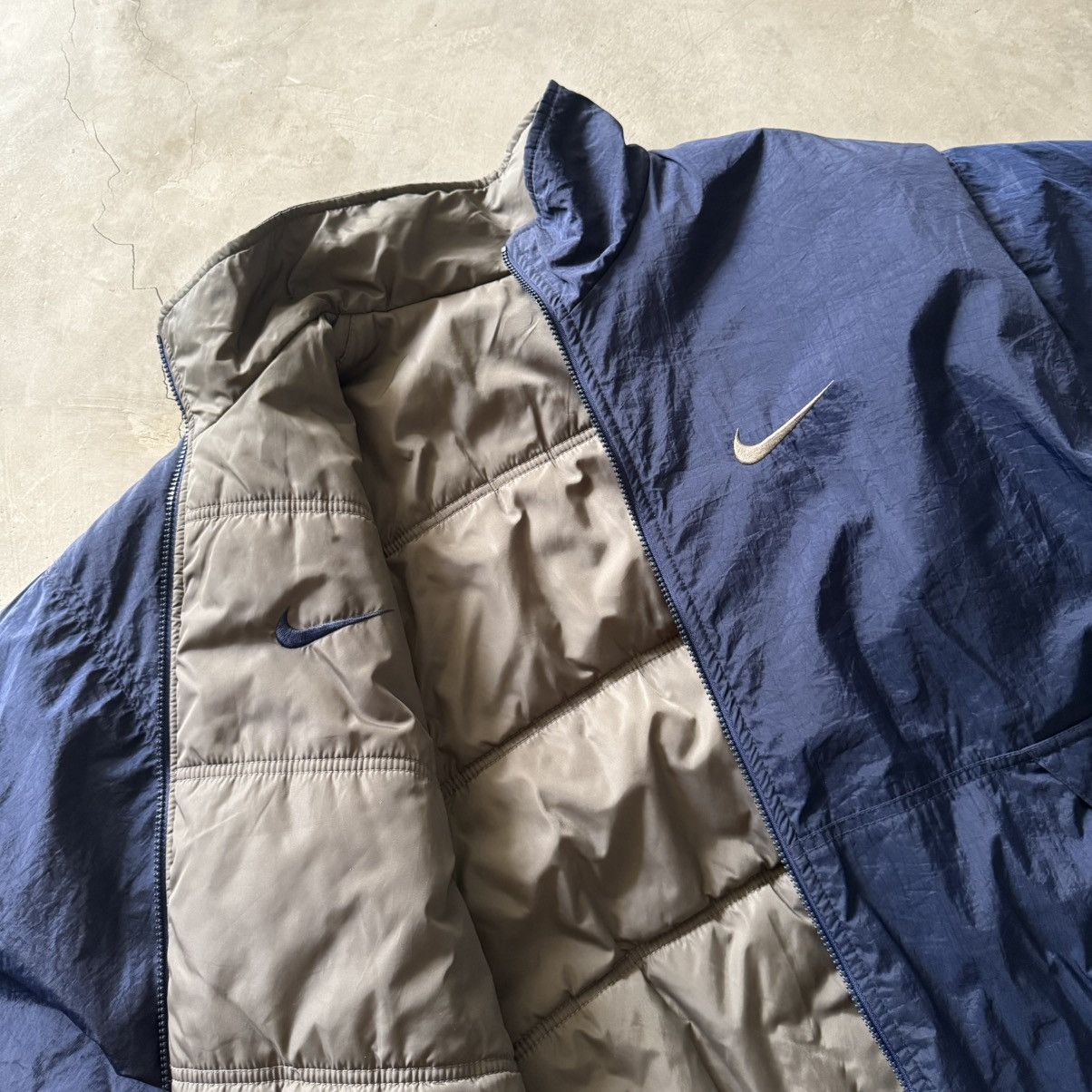 Nike Vintage Nike Reversible Puffer Jacket Size US L / EU 52-54 / 3 - 10 Thumbnail