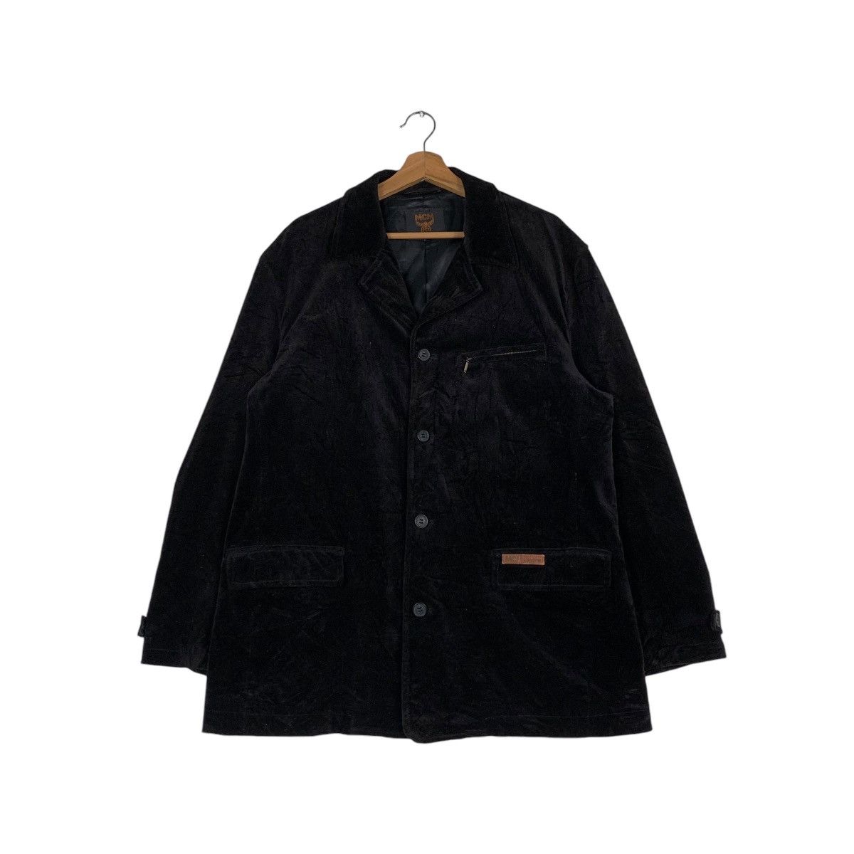 MCM Vintage MCM Legere Black Velvet Jacket #1400-C63 Size US L / EU 52-54 / 3 - 1 Thumbnail