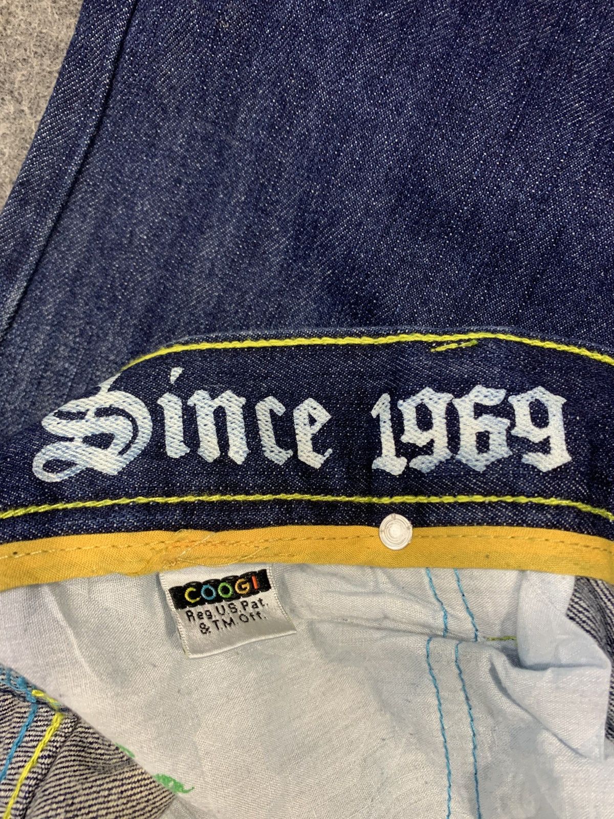 Coogi Coogi Australian Multicolor Embroidery Indigo Denim Baggy Size US 42 / EU 58 - 10 Thumbnail
