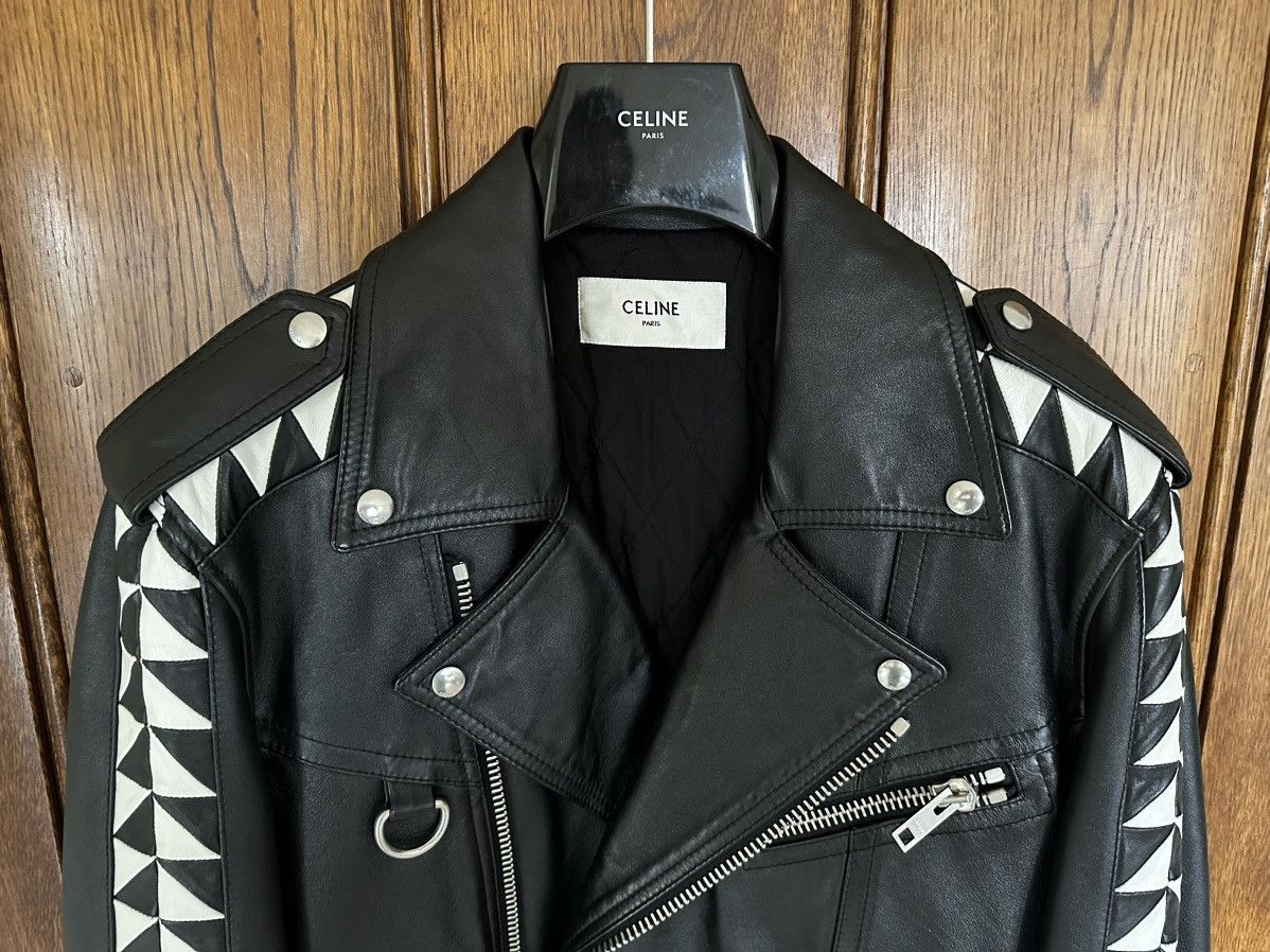 Celine SS22 $6500🤑 Celine biker D Ring leather jacket Hedi grail 48 Size US M / EU 48-50 / 2 - 10 Thumbnail