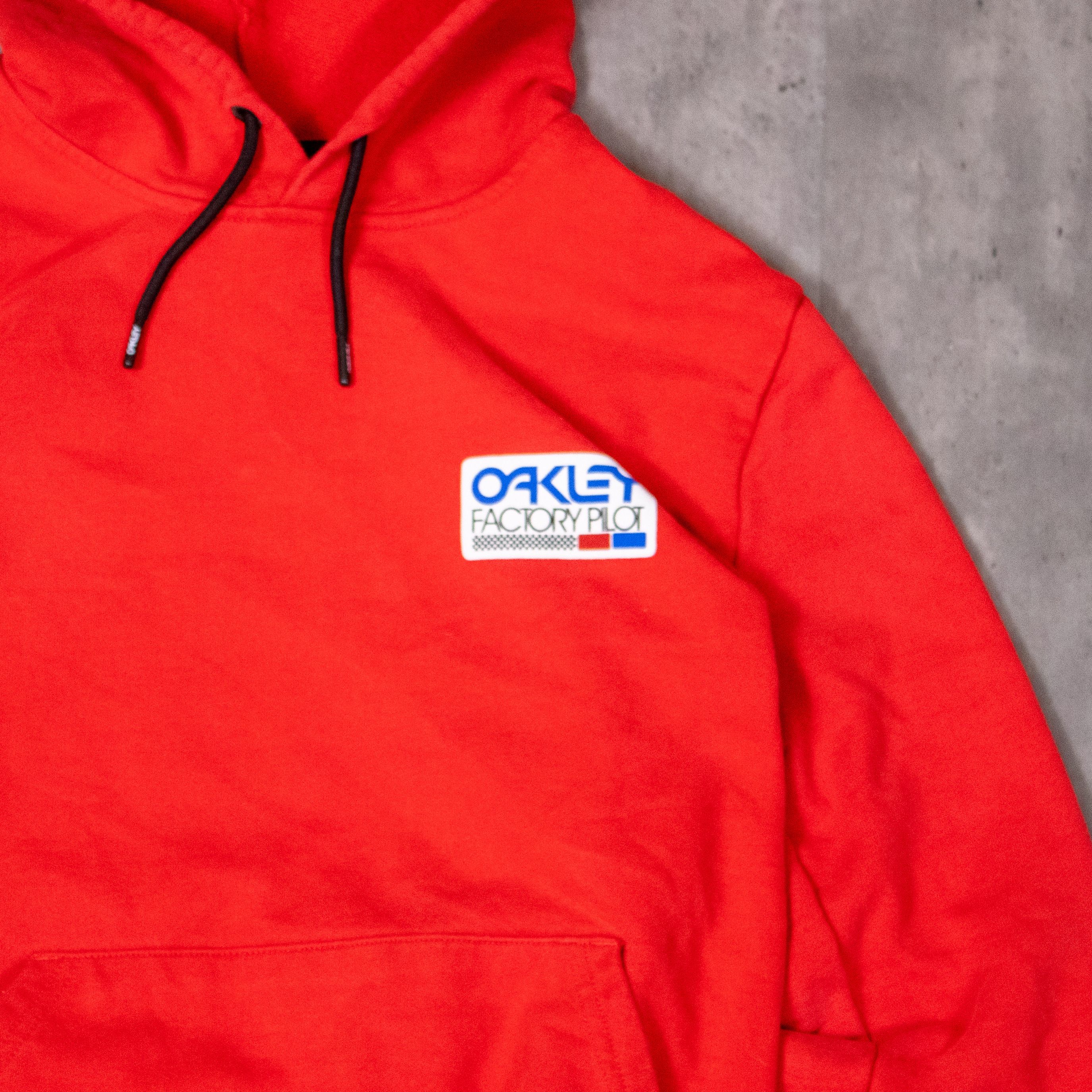 Oakley Oakley Factory Pilot Y2K Style Bright Red Hoodie Sweater Size US M / EU 48-50 / 2 - 4 Thumbnail
