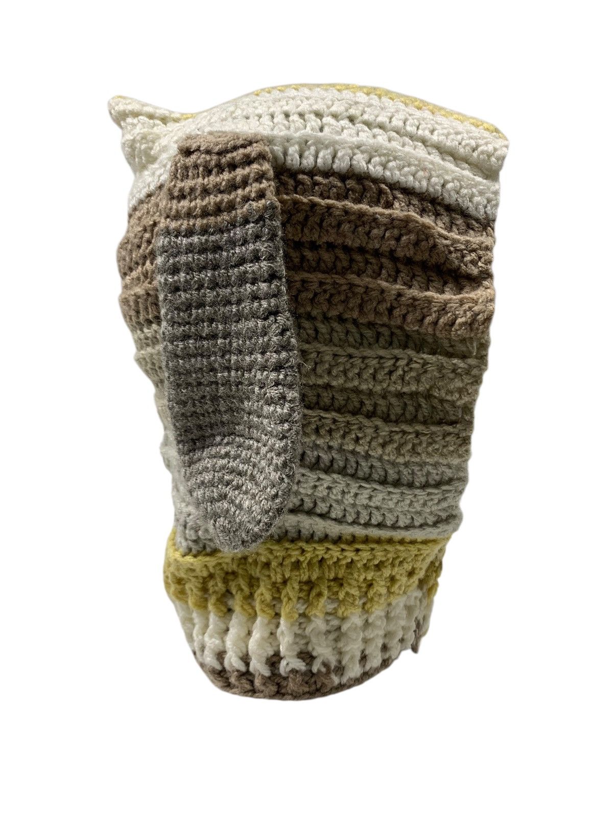 Japanese Brand Balaclava Bunny horn Crochet knitted Size ONE SIZE - 4 Thumbnail