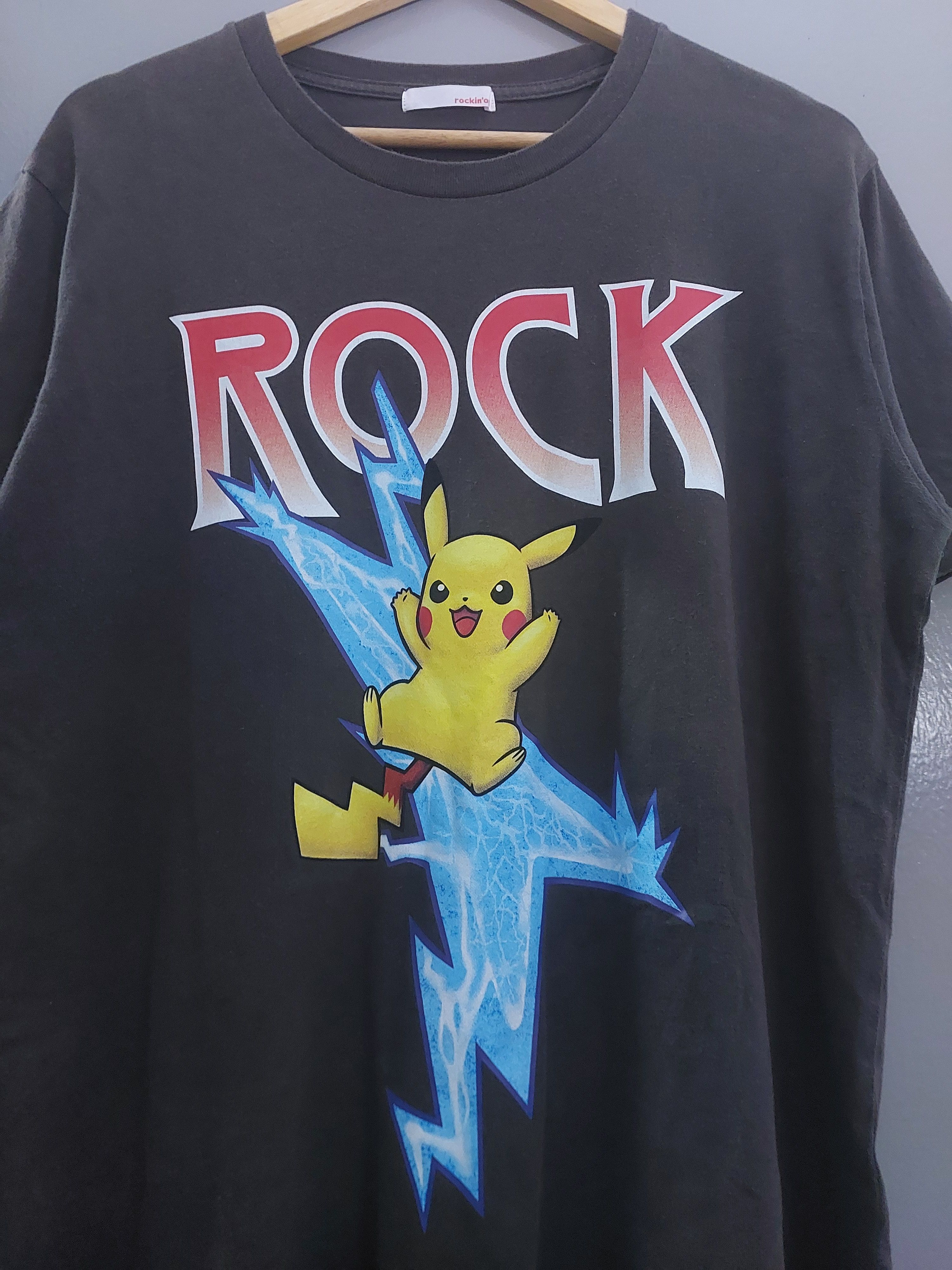 Pokemon PIKACHU X ROCK IN JAPAN FEST 2019 ANIME T-SHIRT Size US XL / EU 56 / 4 - 3 Thumbnail