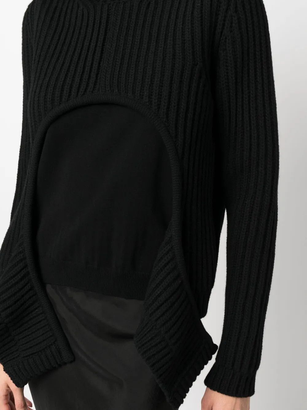 Off-White o1y1225 Crewneck Sweater in Black Size M / US 6-8 / IT 42-44 - 3 Thumbnail
