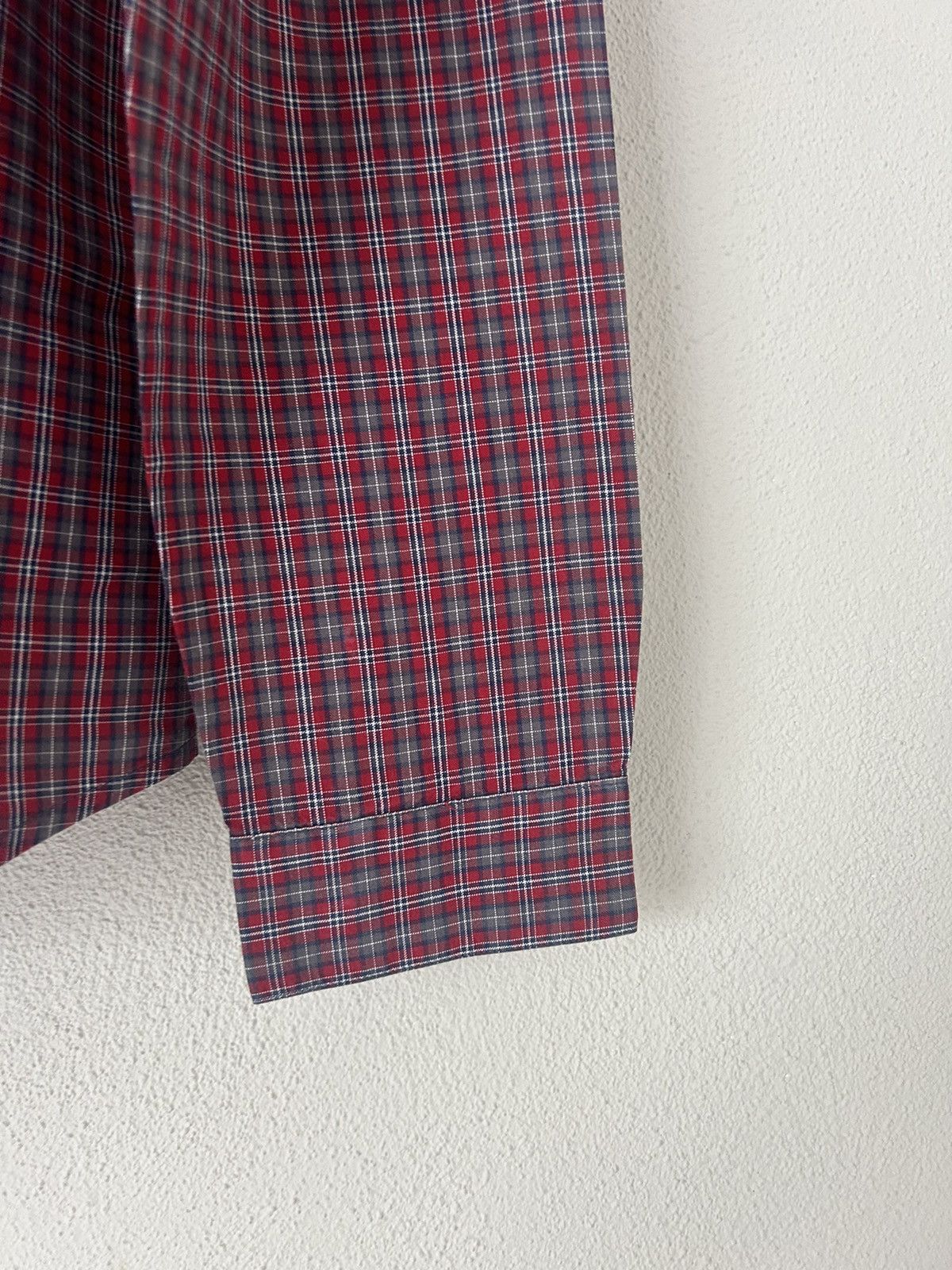 Dior Dior Homme Red Plaid Button-Up Shirt Size US S / EU 44-46 / 1 - 3 Thumbnail
