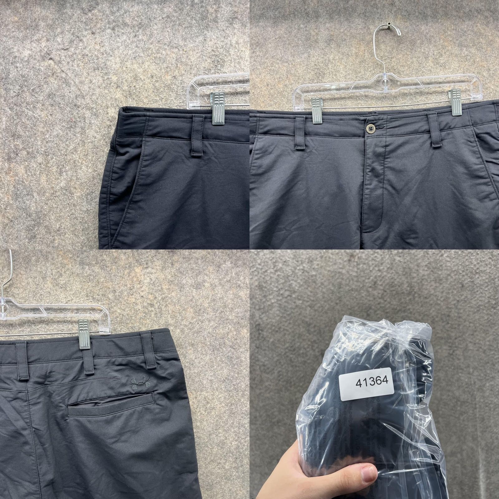 Under Armour Under Armour Shorts Mens 40 Black Golf Chino HeatGear Loose 10 Inseam Casual Size US 40 / EU 56 - 8 Thumbnail