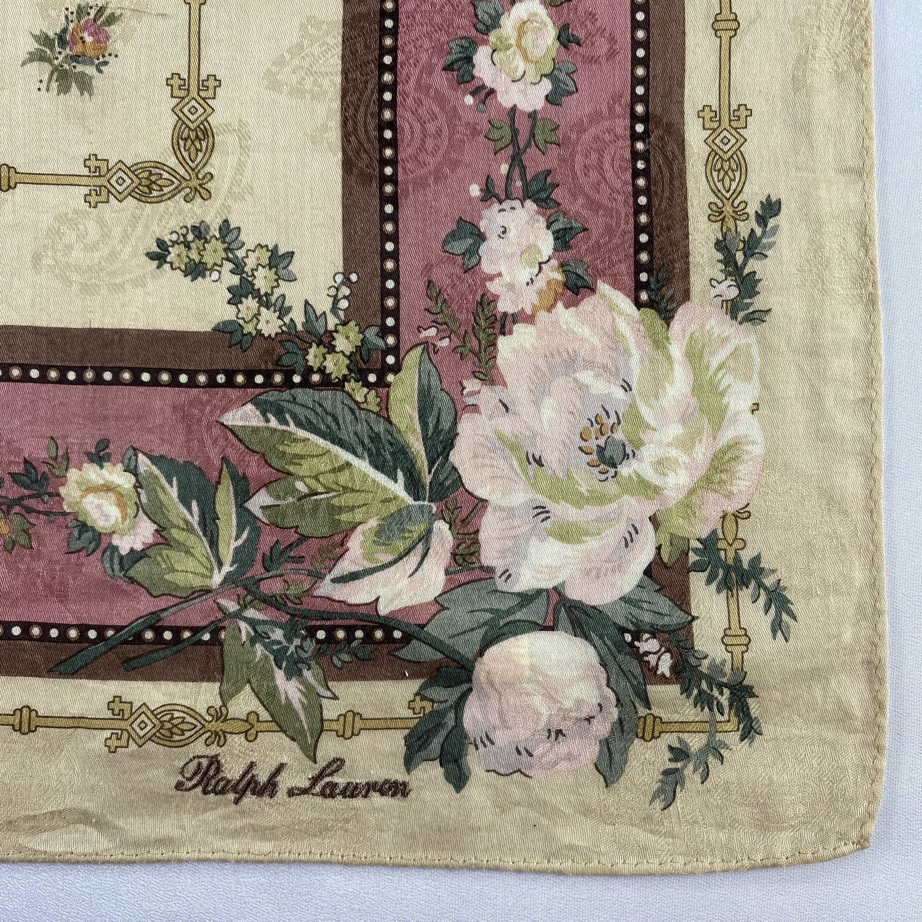 Ralph Lauren × Vintage Ralph Lauren Handkerchief / Neckerchief / Bandana-P744 Size ONE SIZE - 3 Thumbnail