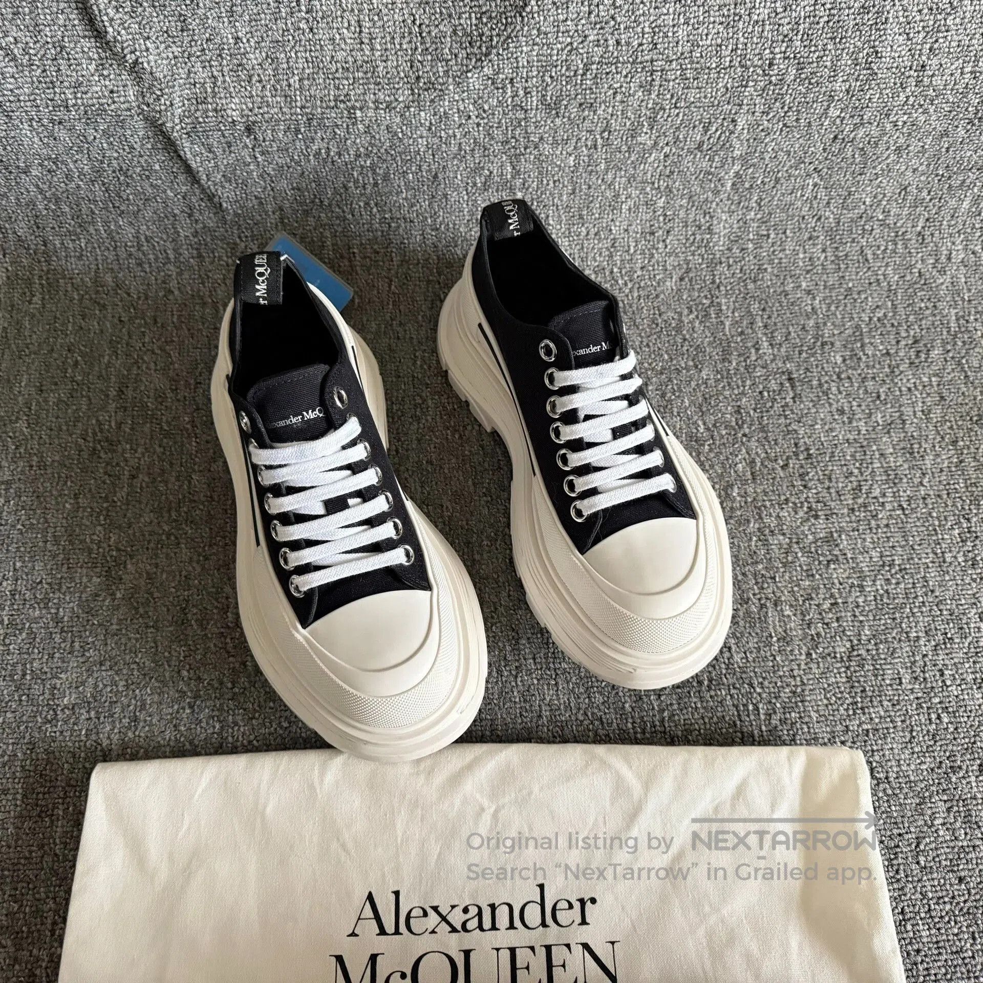 Alexander McQueen Alexander McQueen Platform Canvas Shoes. Size US 5 / IT 35 - 6 Thumbnail