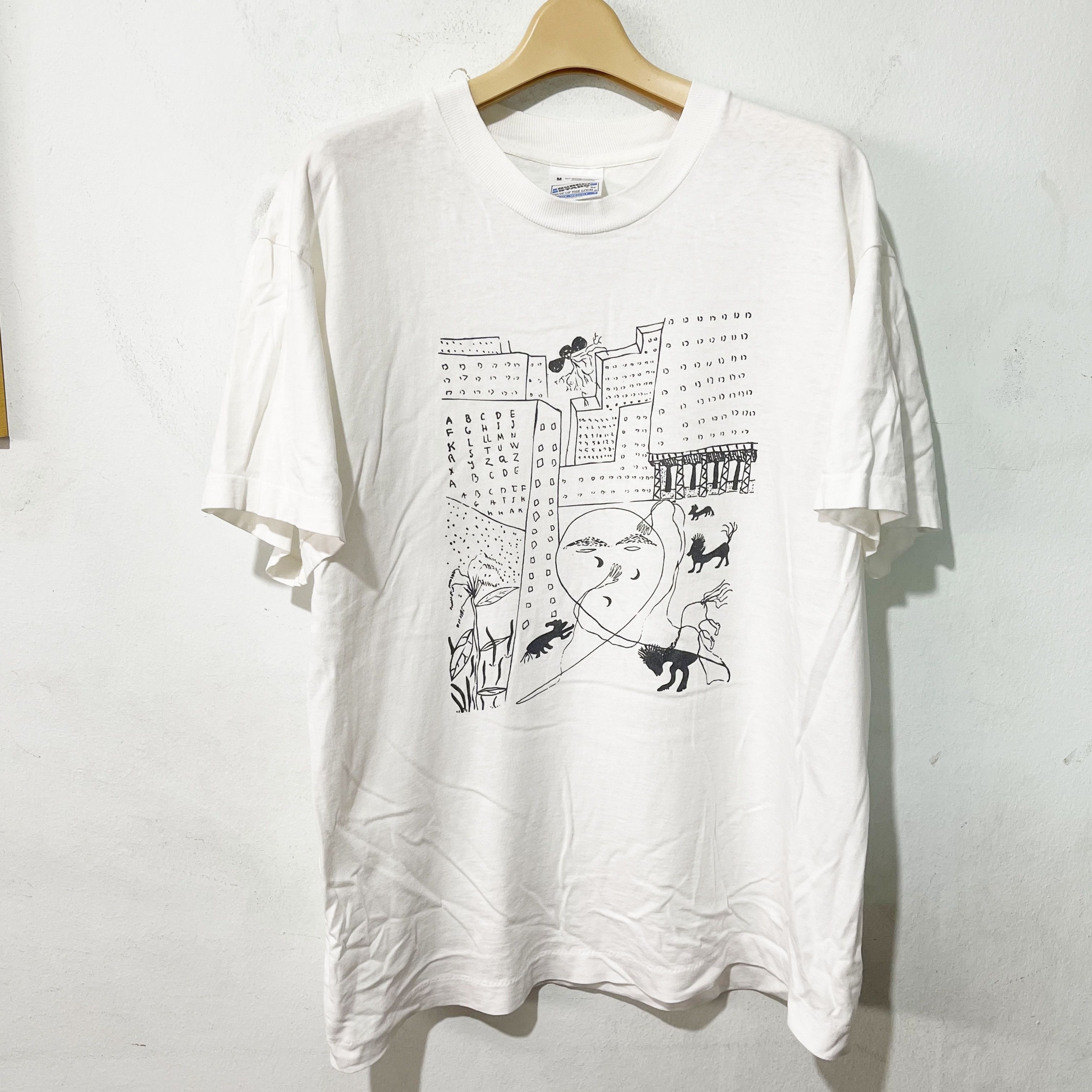 Vintage Vintage 1991 F. David Lam Lucca T-Shirt Size US M / EU 48-50 / 2 - 1 Thumbnail