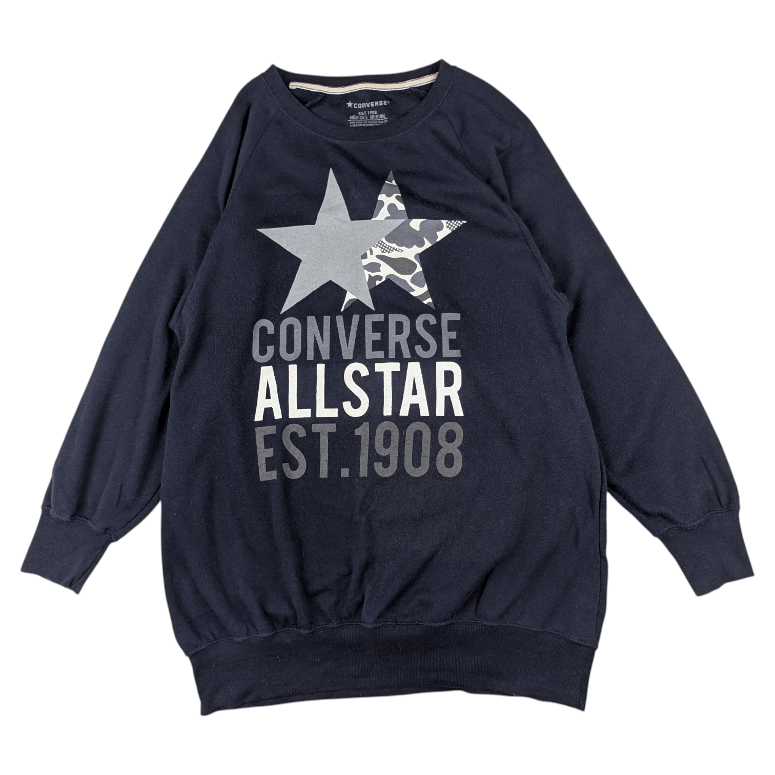 Converse CONVERSE All Star Big Spell Out Logo Sweatshirts Size M / US 6-8 / IT 42-44 - 3 Thumbnail