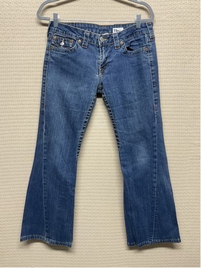 True Religion True Religion Joey Big T Flare Denim Jeans Women 31 Size 31" - 9 Thumbnail