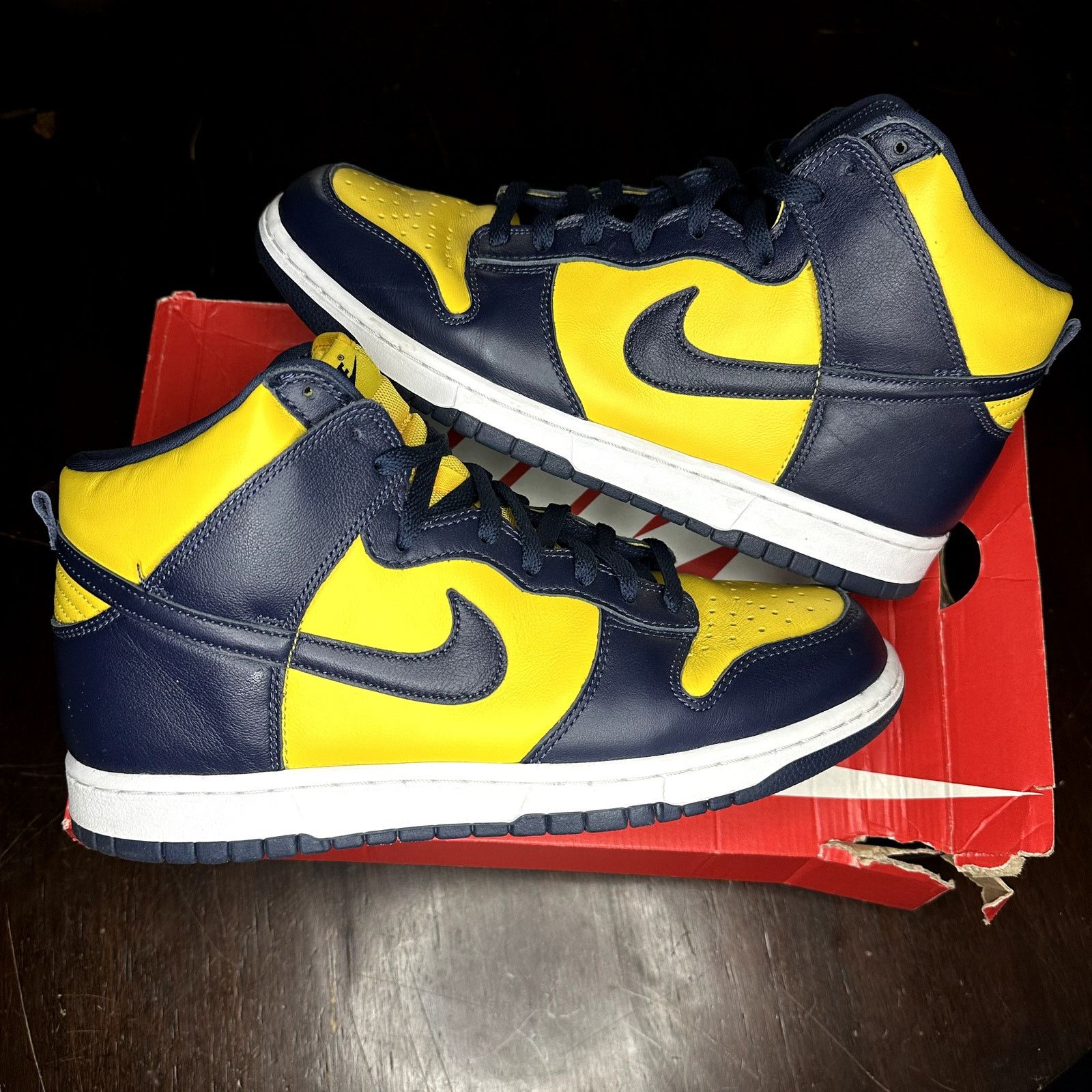 Nike Dunk High Michigan | Grailed