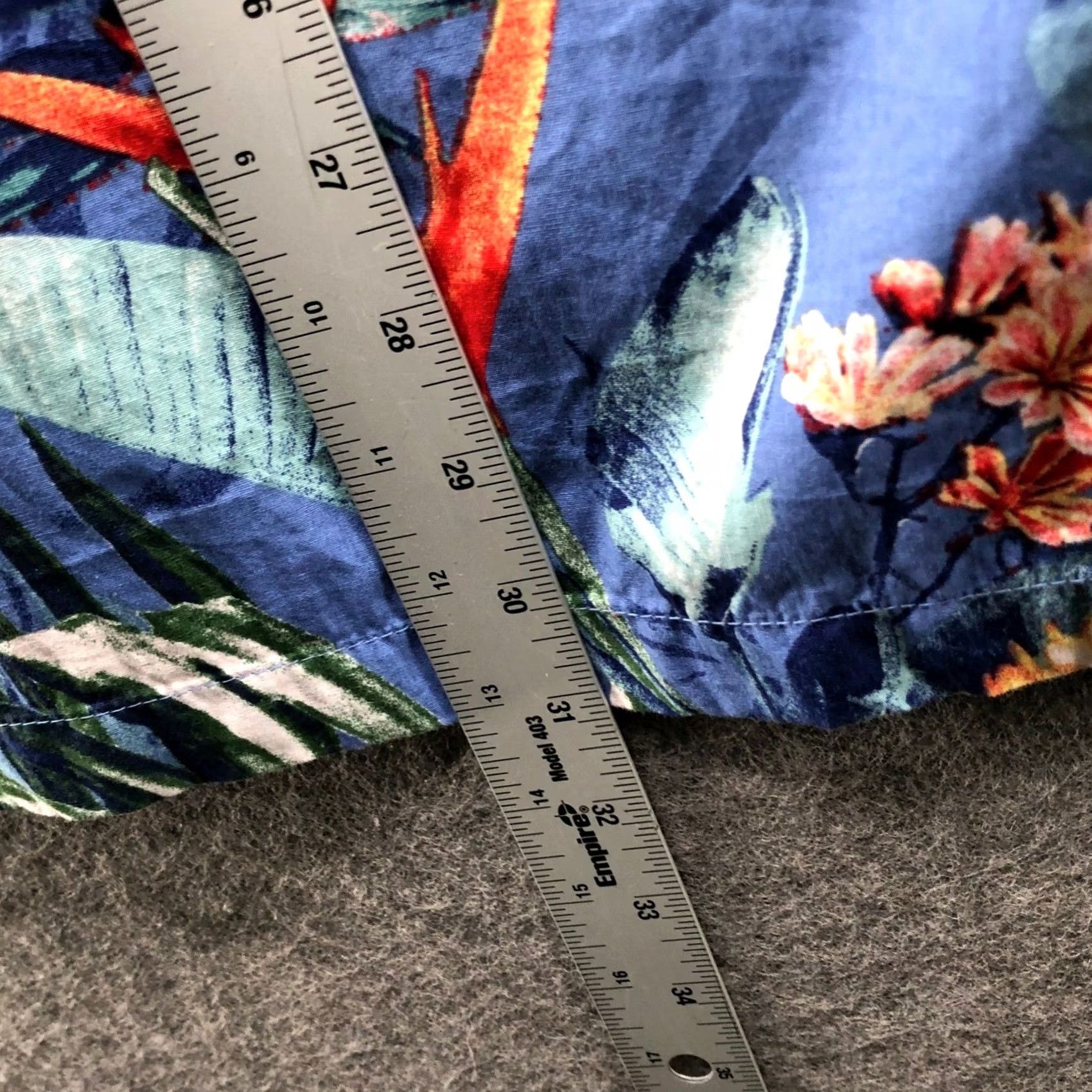 Vintage 28 Palms Hawaiian Shirt Mens XXL Blue Tropical Floral Camp Collar Cotton Resort Size US XXL / EU 58 / 5 - 8 Thumbnail