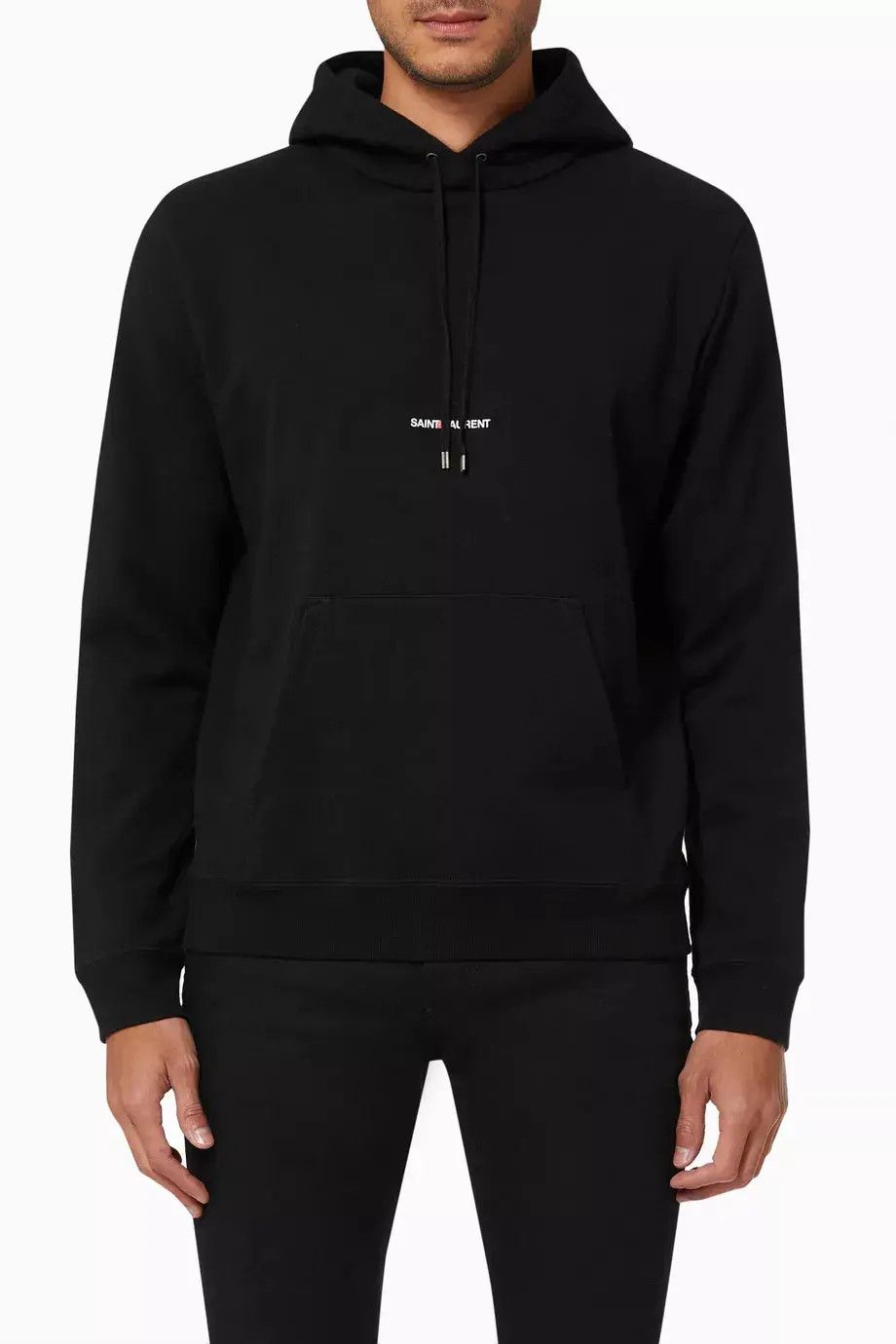 Saint Laurent Paris o1s1wg111124 Dup / Rive Gauche Hoodie in Black Size US XXL / EU 58 / 5 - 3 Thumbnail