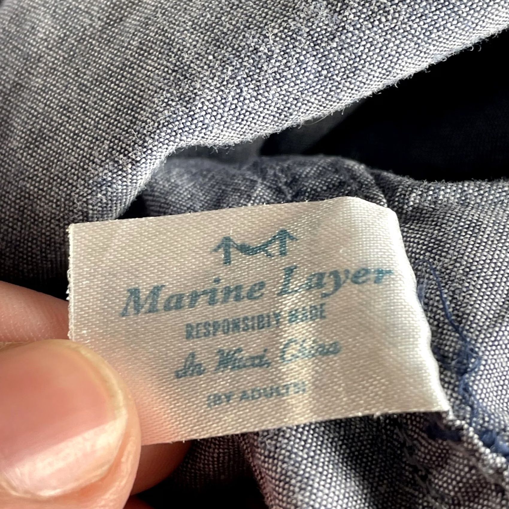 Marine Layer Marine Layer Shirt Mens Large Gray Short Sleeve Button Front Bird Print Seagull Size US L / EU 52-54 / 3 - 7 Thumbnail