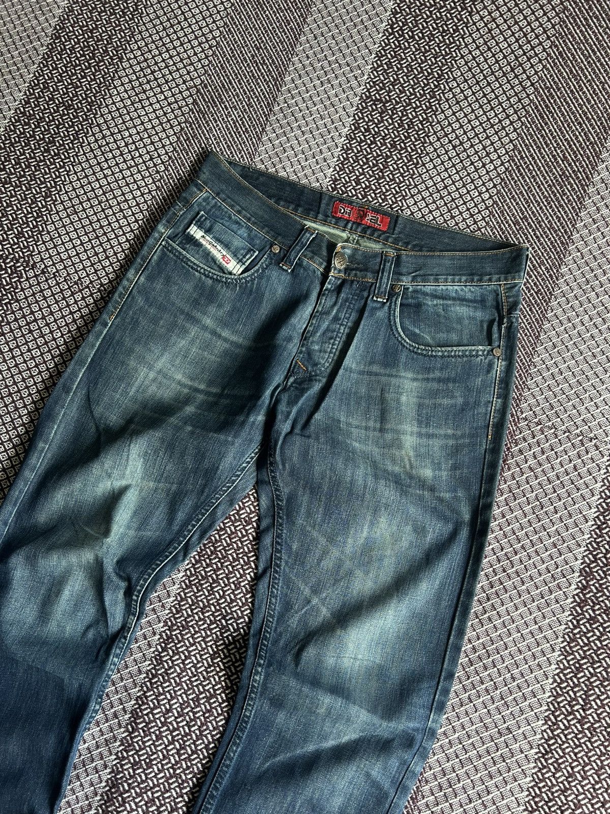 Diesel Diesel Denim Jeans Distressed Type Streetwear Faded Pants Size US 30 / EU 46 - 8 Thumbnail