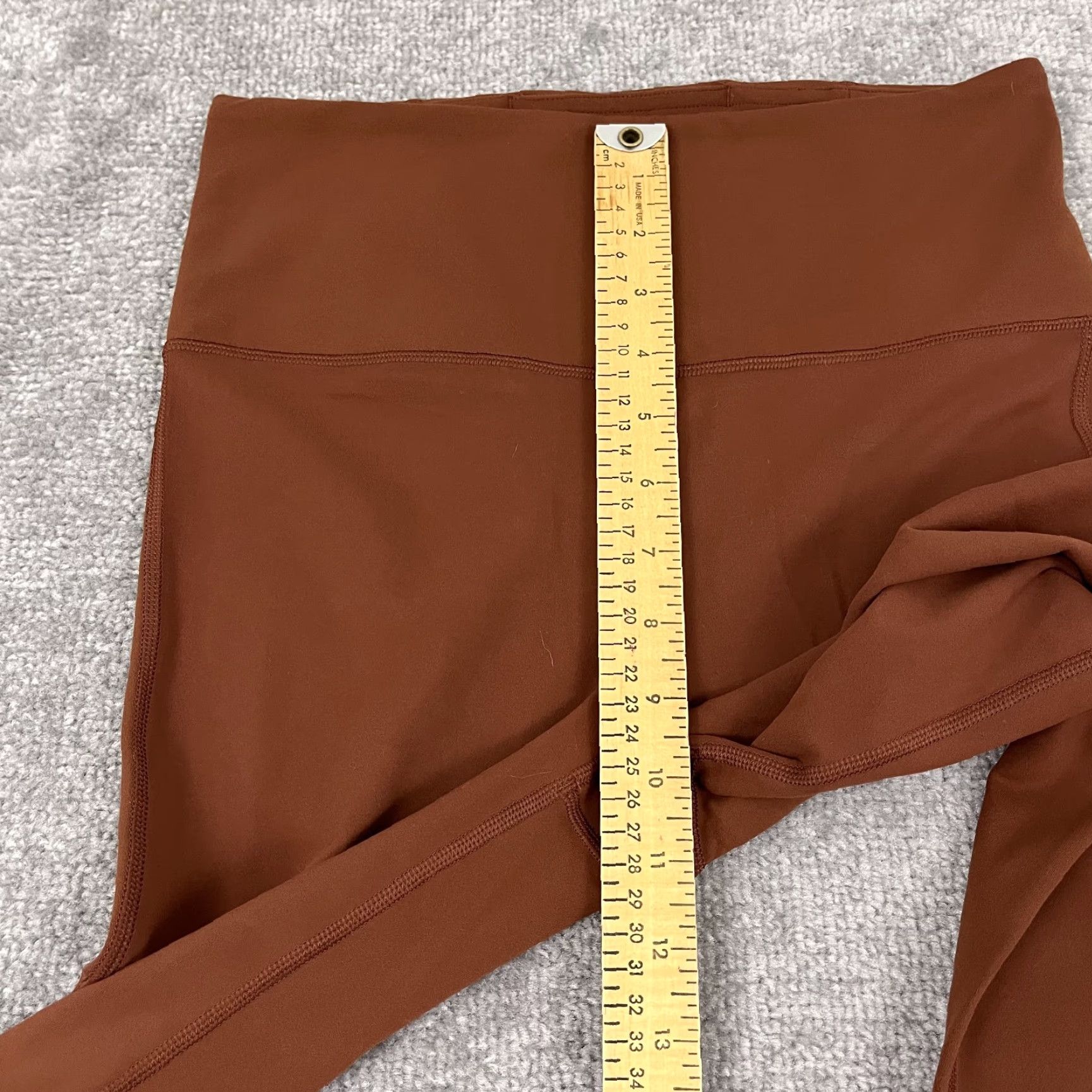 Athleta Athleta Woman Leggings Elation Split Flare Pant Orange 32" Inseam/36" (Size S) Lounge Gym Yoga Activewear Size 28" / US 6 / IT 42 - 7 Thumbnail