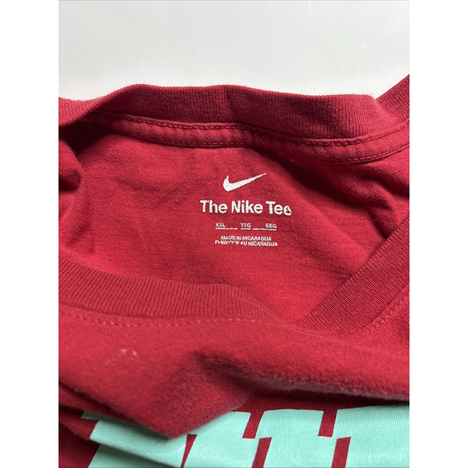 Nike Nike Shirt Mens XL Red Graphic Crew Neck The Nike Tee Size US XL / EU 56 / 4 - 9 Thumbnail