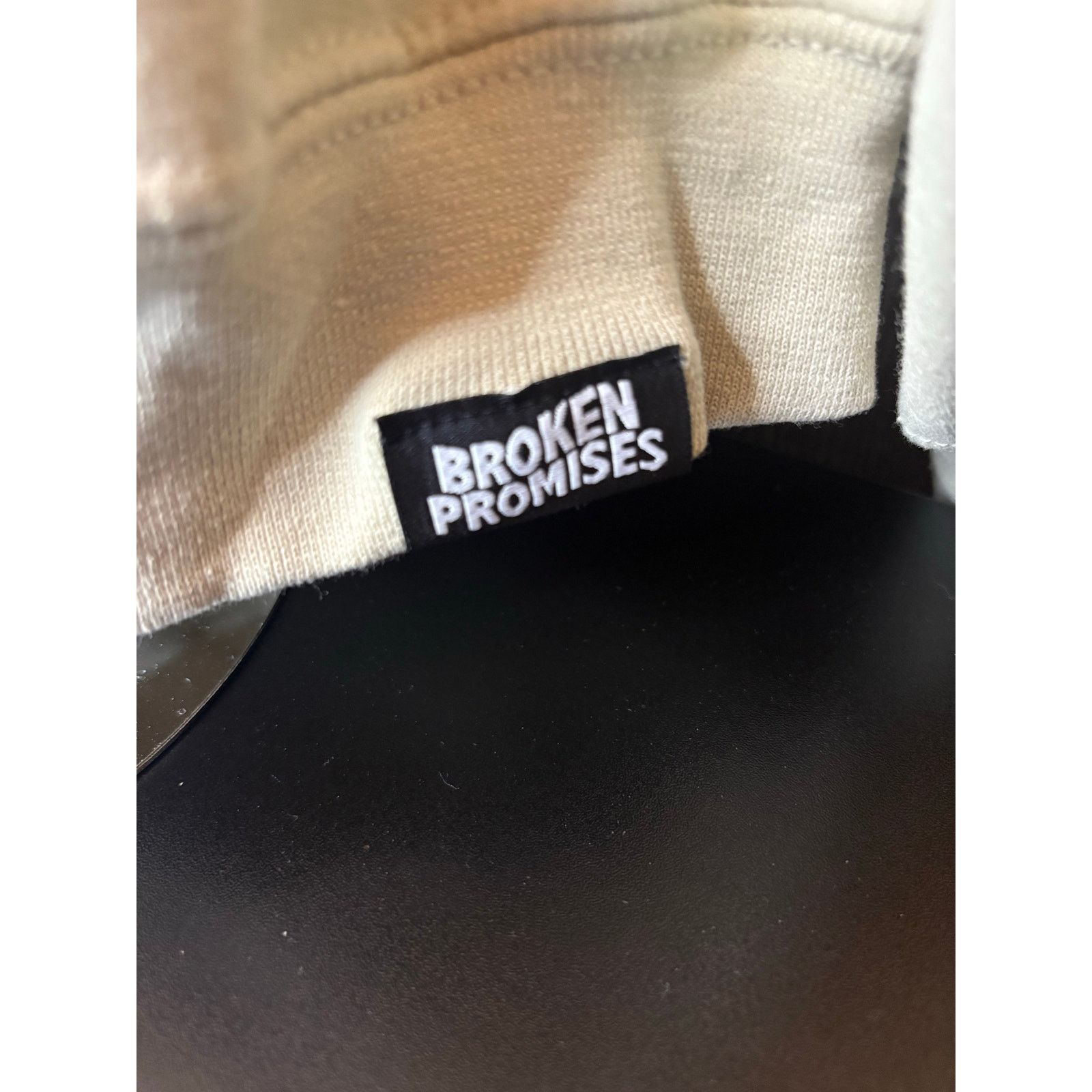 Broken Promises Co. NWOT Sz. M - Mens DeathNote Hoodie by Broken Promises, beige Size US M / EU 48-50 / 2 - 4 Thumbnail