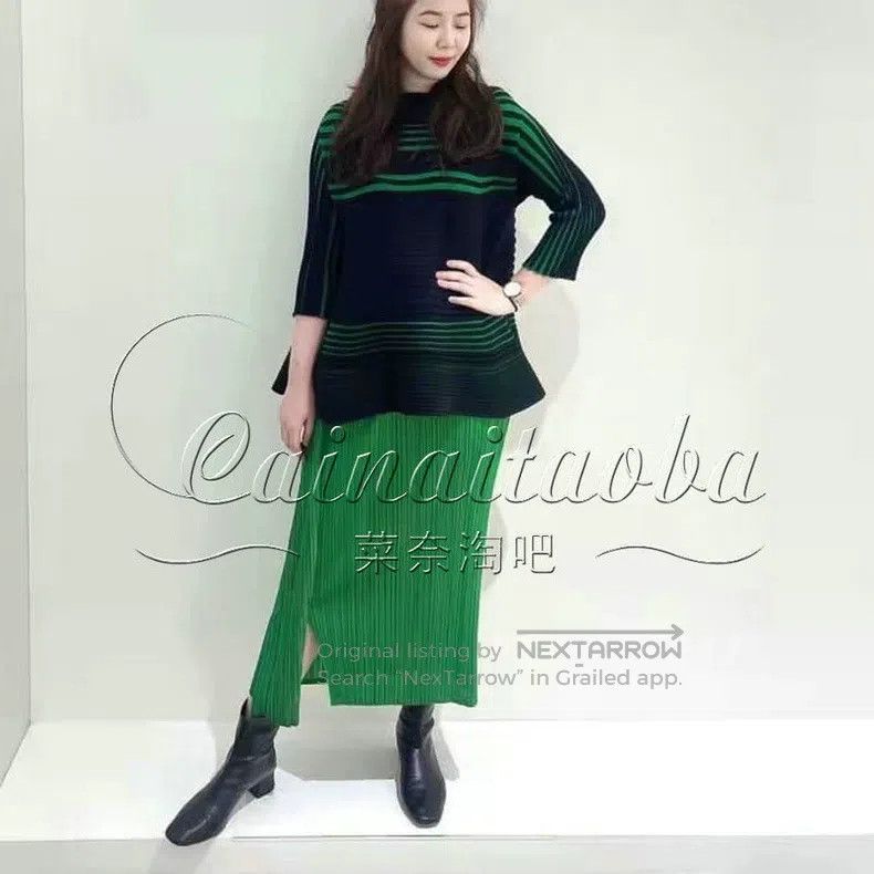 Issey Miyake Issey Miyake Constant Stripe Knit Top Size L / US 10 / IT 46 - 1 Thumbnail