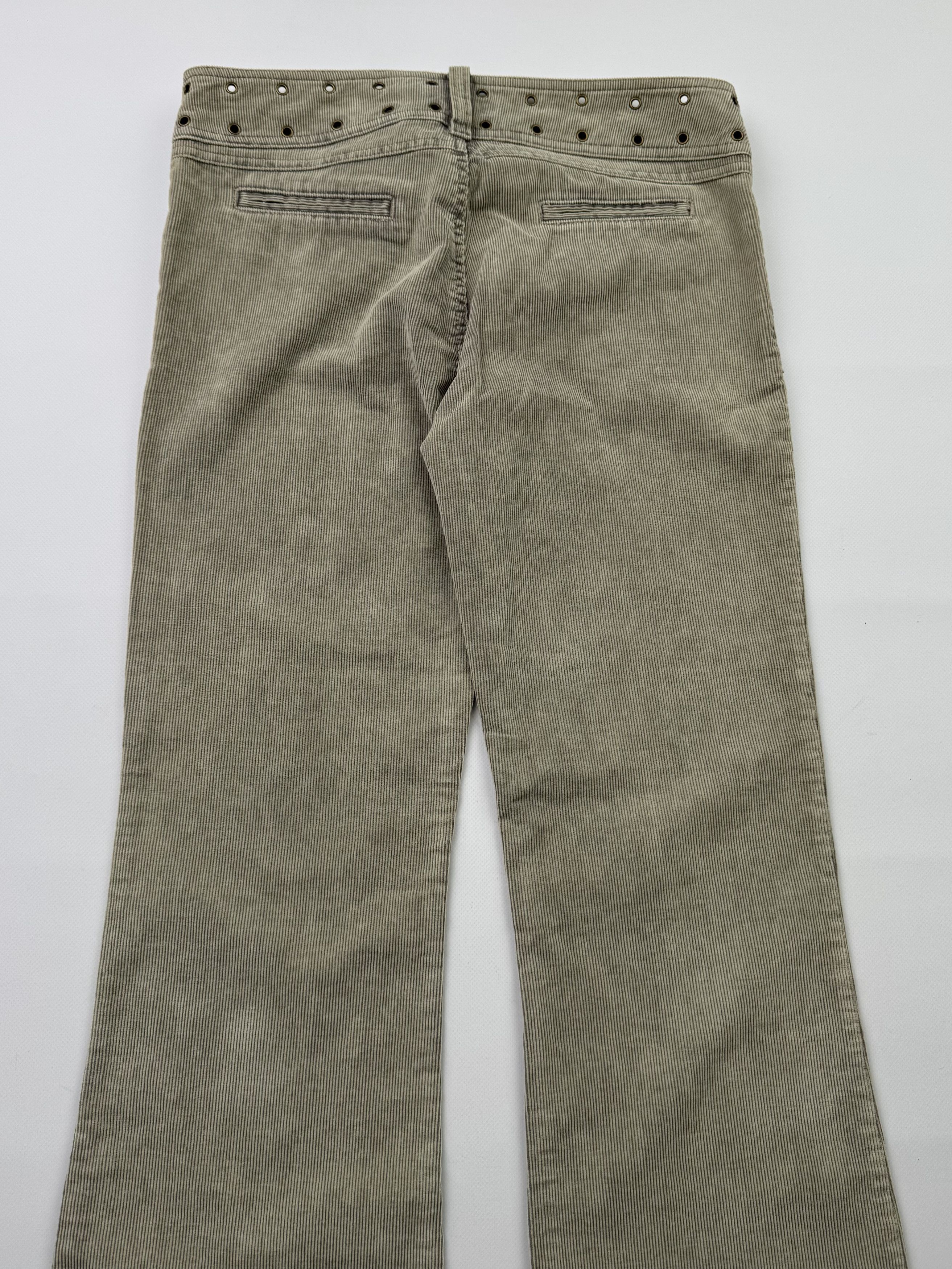 Hysteric Glamour Vintage Flare Corduroy Pants With Belt B736(V279)E2 Size 30" / US 8 / IT 44 - 7 Thumbnail