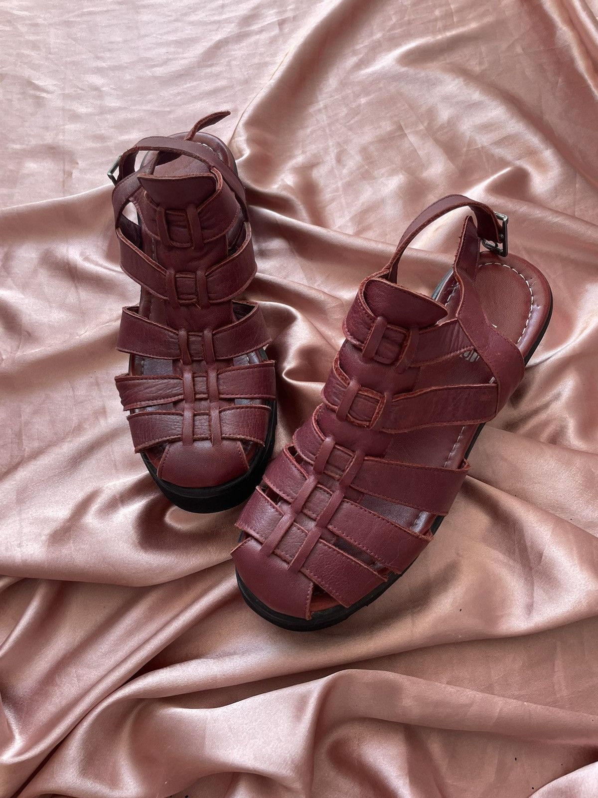 Vintage Vintage leather sandals Size US 8.5 / IT 38.5 - 4 Thumbnail