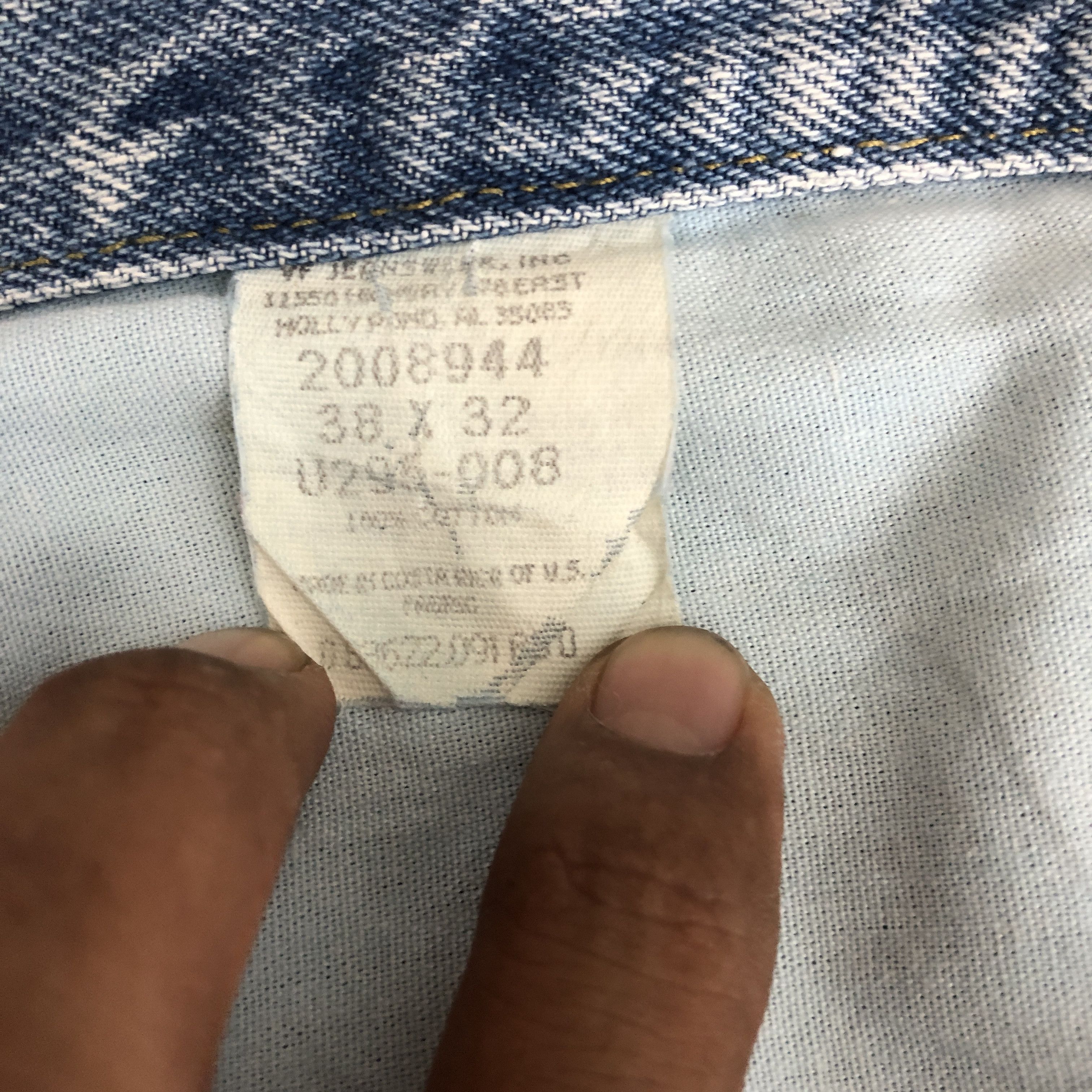 Lee Vintage Distressed Lee Faded Jeans Light Wash Lee Denim Size US 34 / EU 50 - 9 Thumbnail