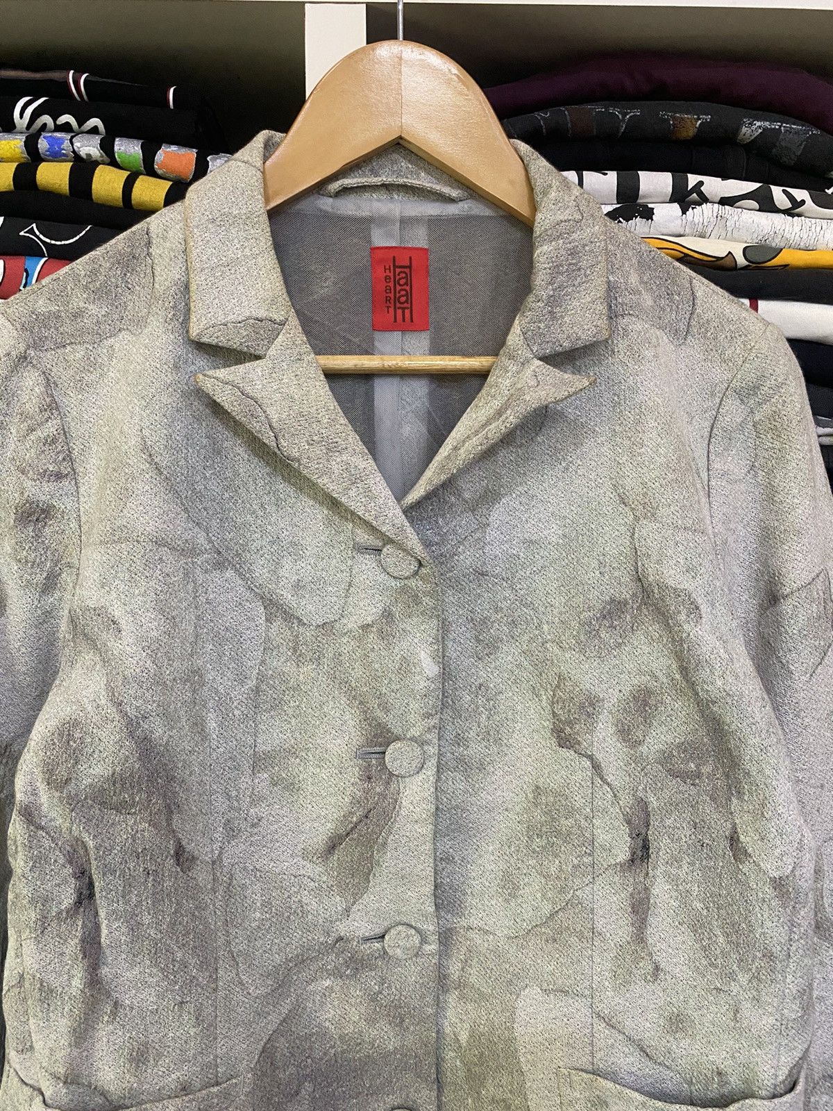 Issey Miyake Issey Miyake Haat Overlay Floral Women’s Jacket Size M / US 6-8 / IT 42-44 - 2 Thumbnail