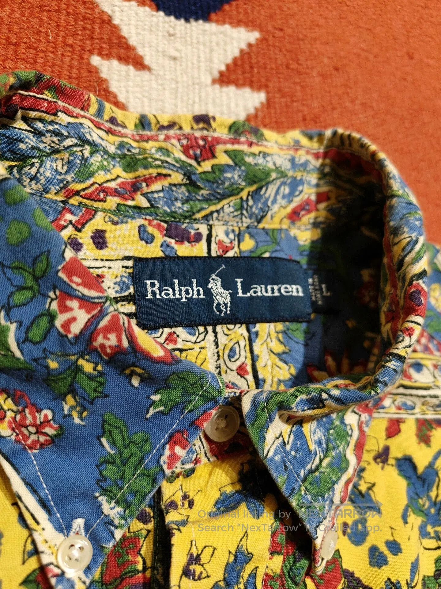 Polo Ralph Lauren Vintage Polo Ralph Lauren 90s Hawaiian Pullover Shirt. Size US L / EU 52-54 / 3 - 4 Thumbnail