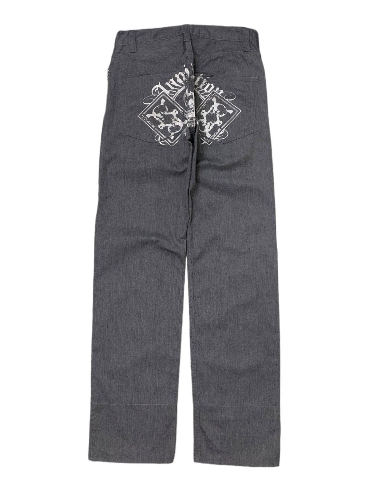 14th Addiction × Hysteric Glamour × KMRii Jack Serika Japan Rockabilly Skull Crafted Pants Size US 30 / EU 46 - 2 Thumbnail