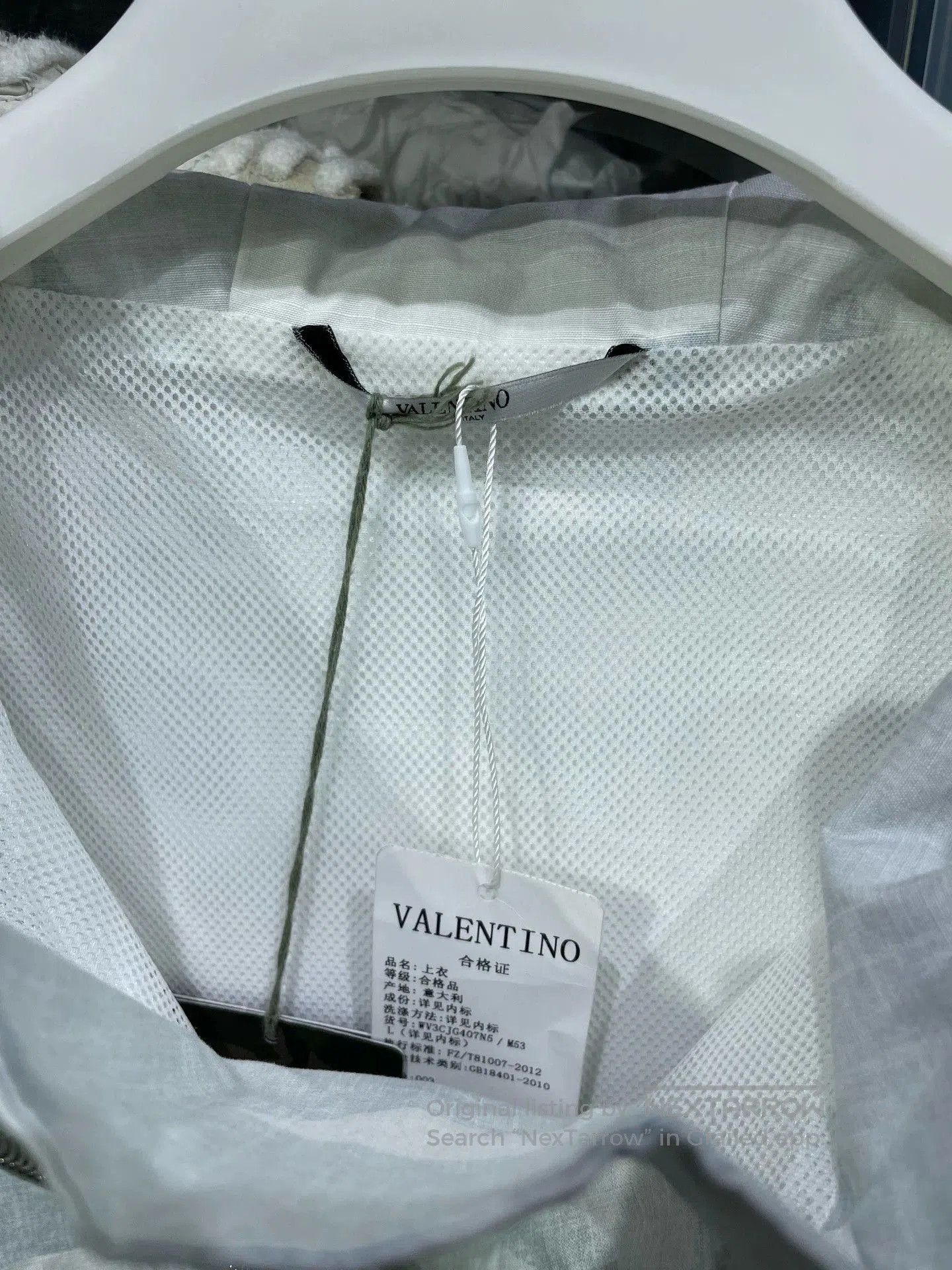 Valentino Valentino Logo Print Hoodie Men's White. Size US L / EU 52-54 / 3 - 4 Thumbnail